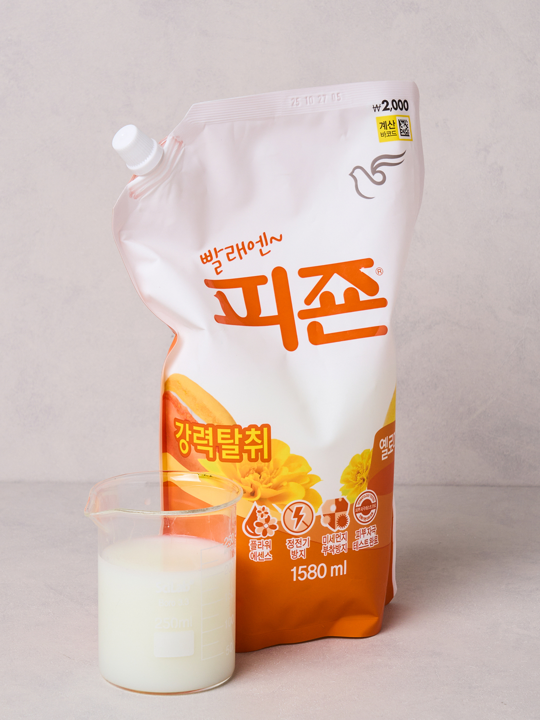 피죤 섬유유연제 1580 ml 옐로미모사 향