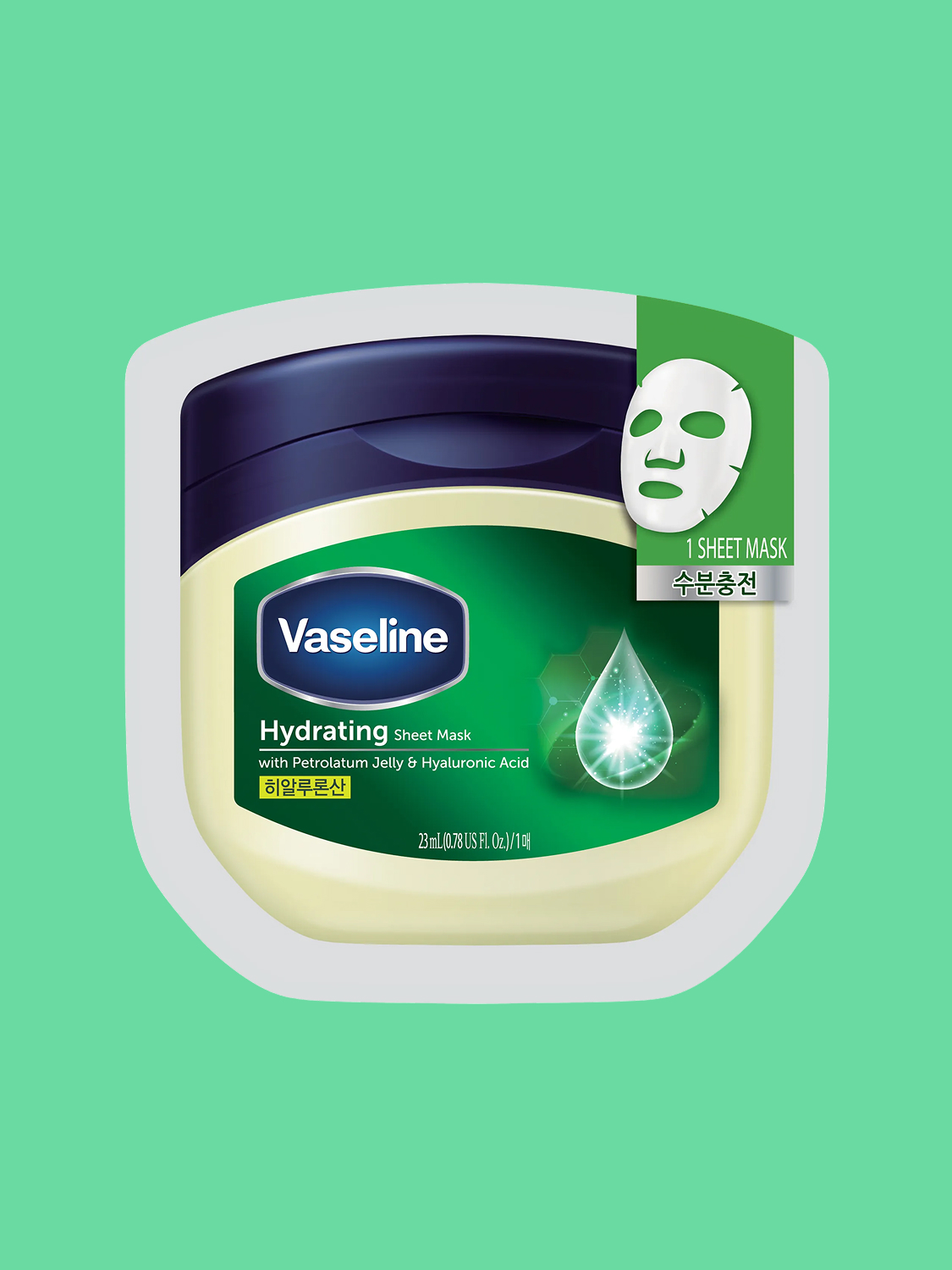 Vaseline mask pack moisture recharge