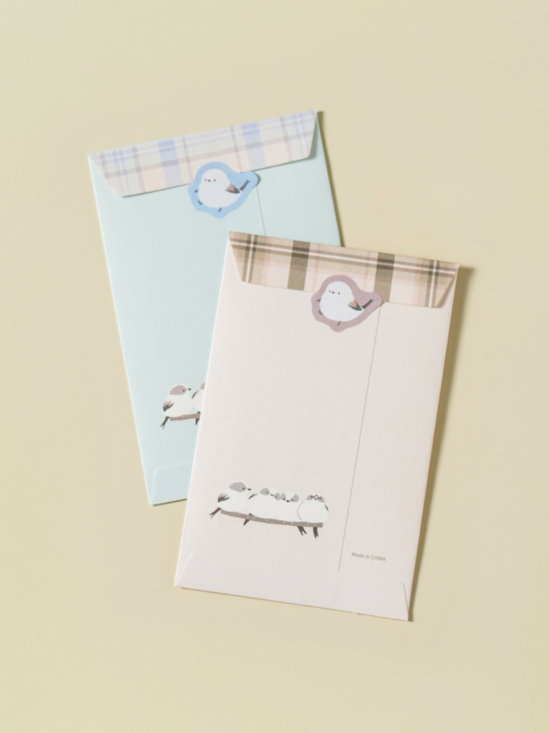 Amifa Shimaenaga Mini Envelope & Sticker 5pcs