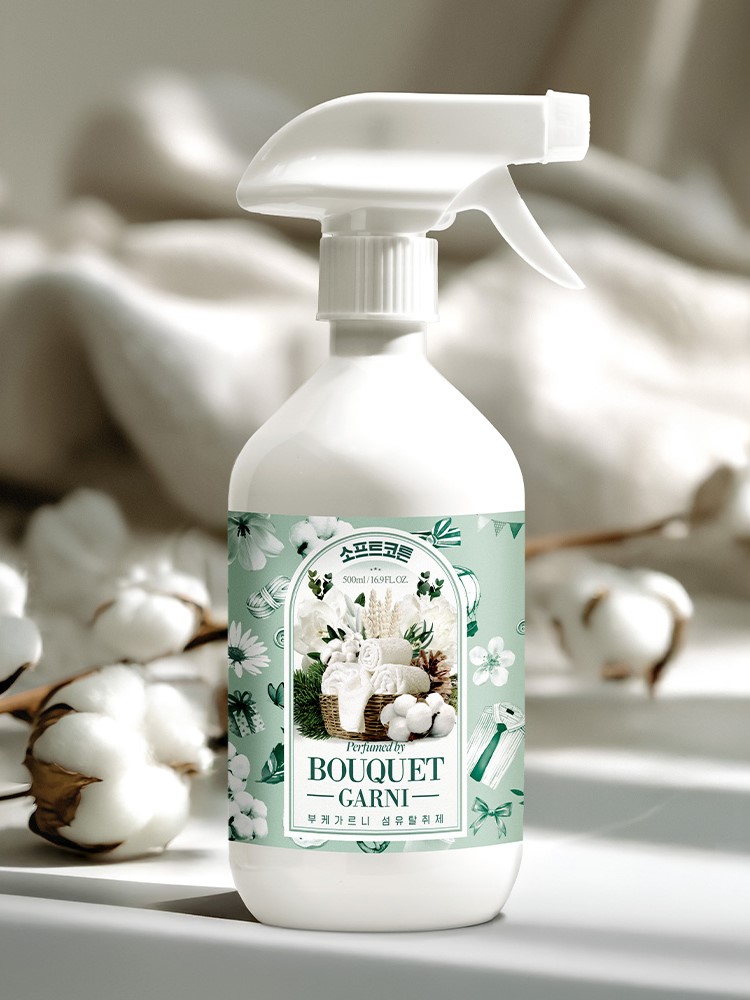Bouquet Garni Fabric Deodorizer 500 ml Soft Cotton Scent
