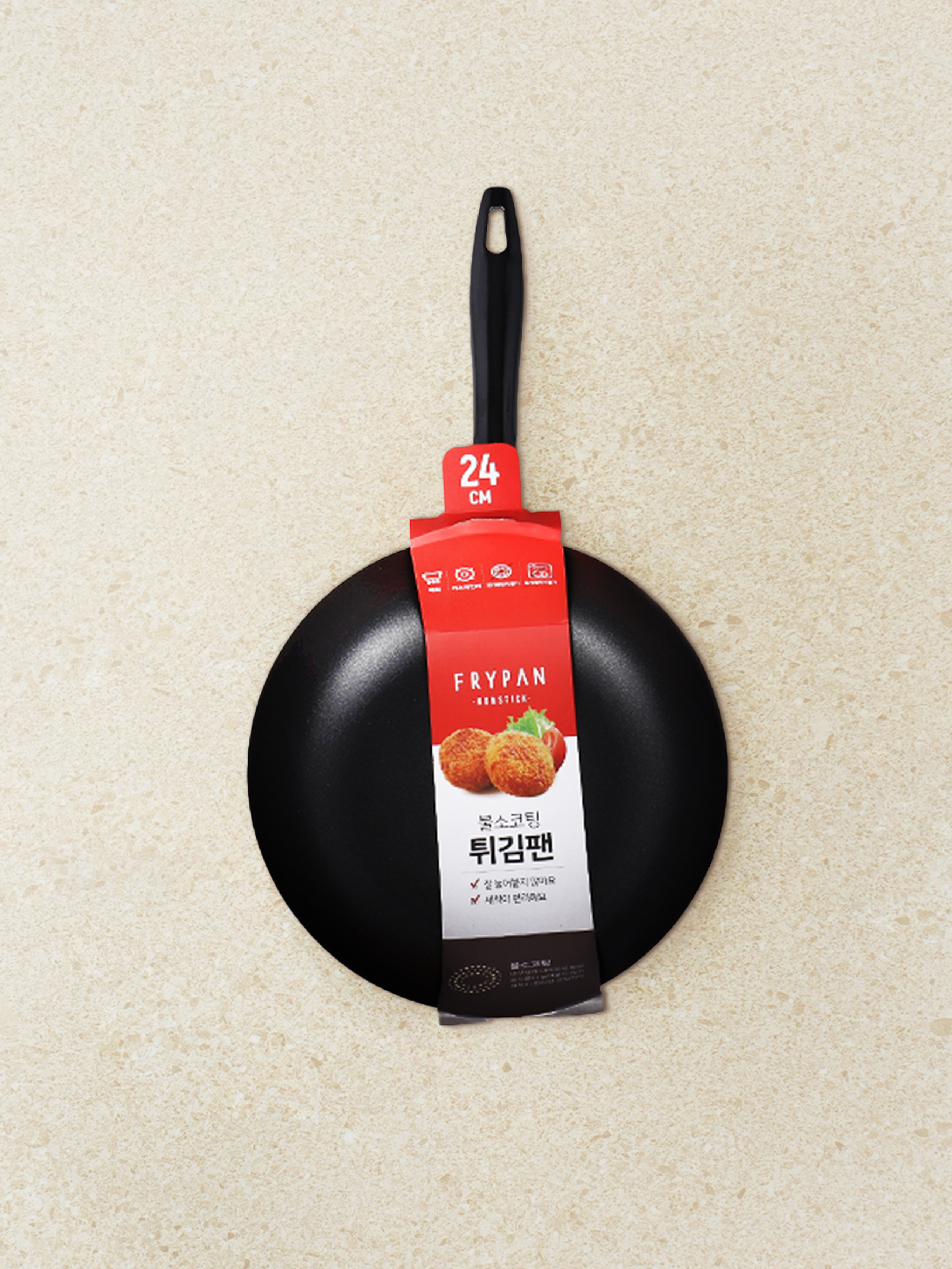Fluorine coated frying pan 24cm