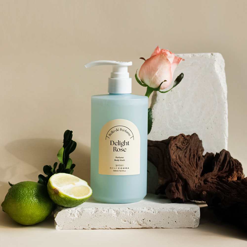 Daily Comma Velo de Parfum Body Wash (Delight Rose) 500ml