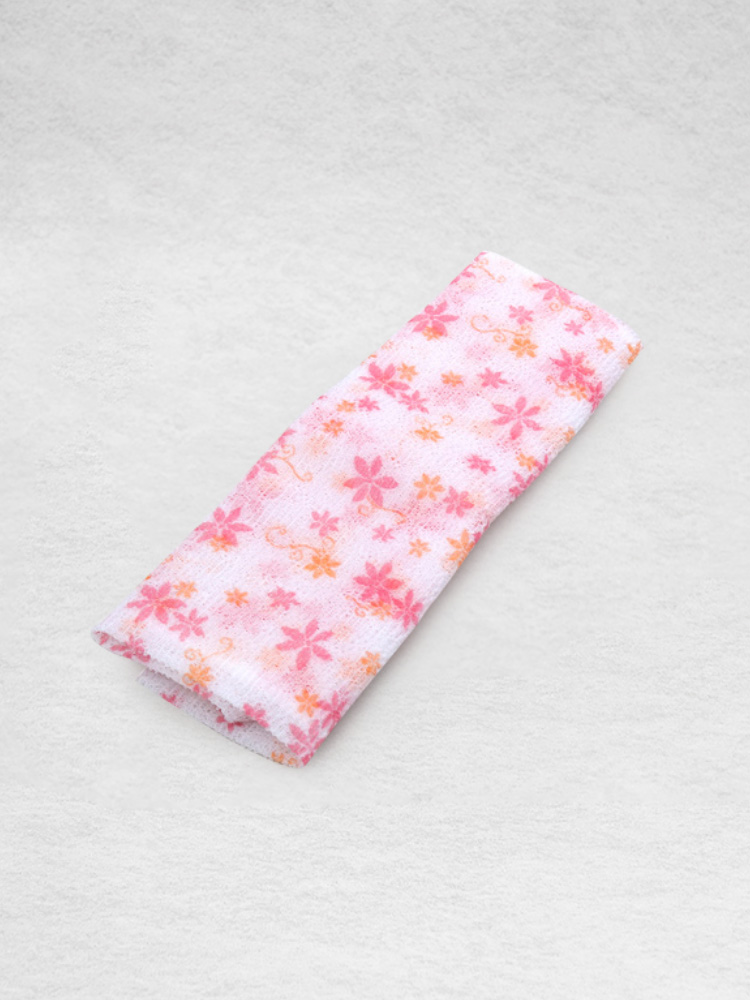 mini flower shower towel