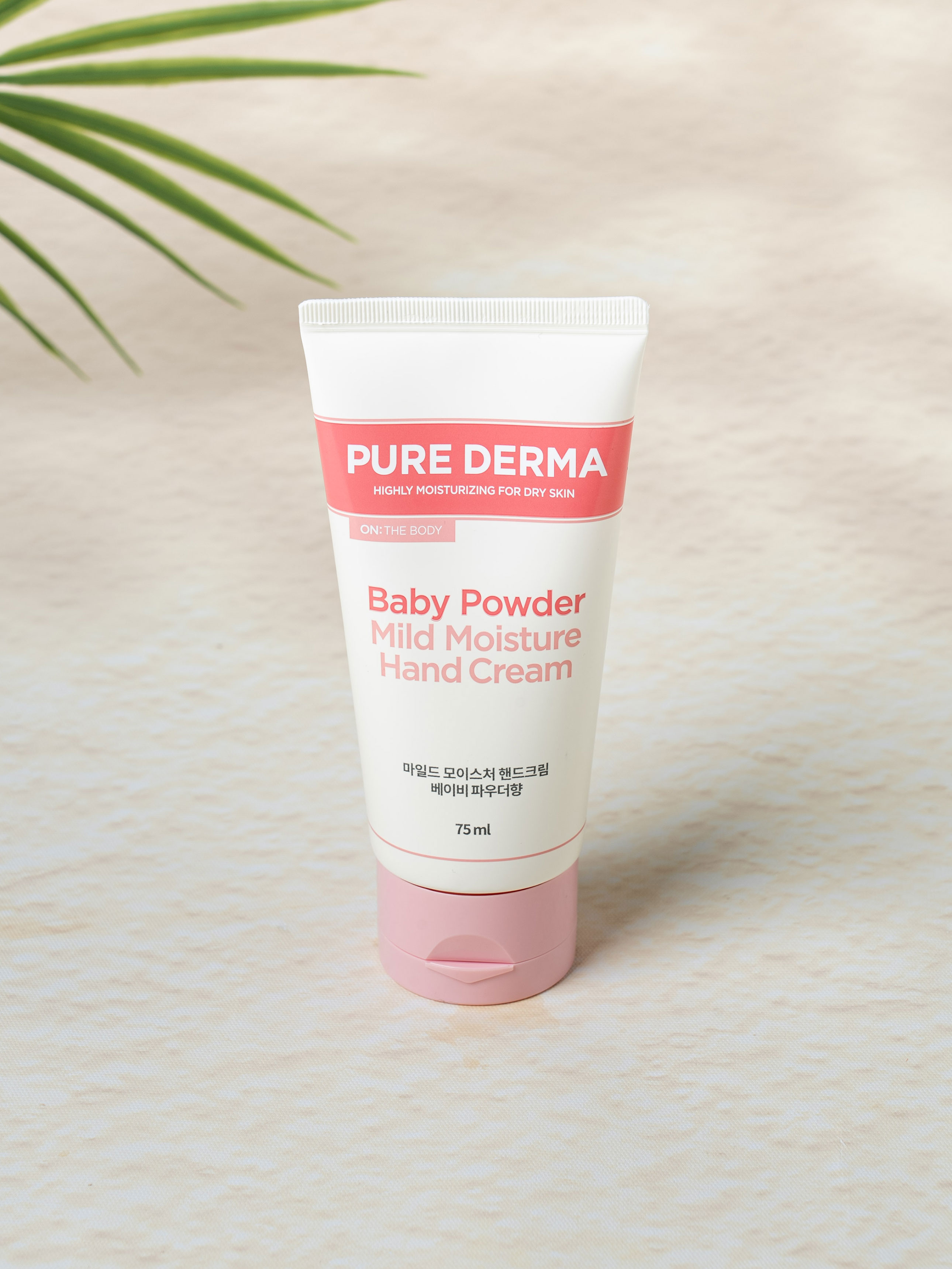 On the Body Pure Derma Mild Moisture Hand Cream 75 ml Baby Powder Fragrance