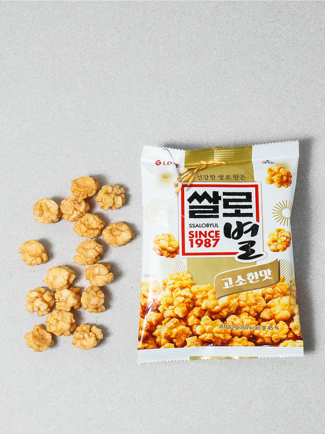 62 g of fragrant taste of rice made with Lotte rice