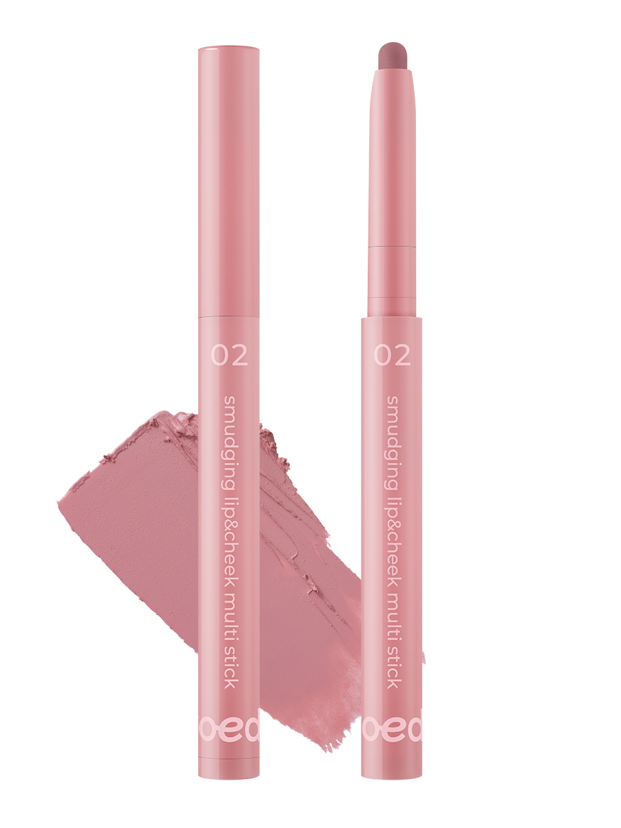 Two Edit by Luna Smudging Lip and Cheek Multi Stick (02 Soft Pink)