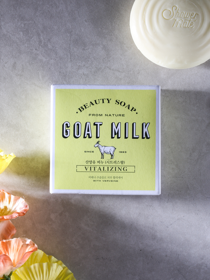 Shower Mate Goat Milk Soap 90g Citrus Fragrance