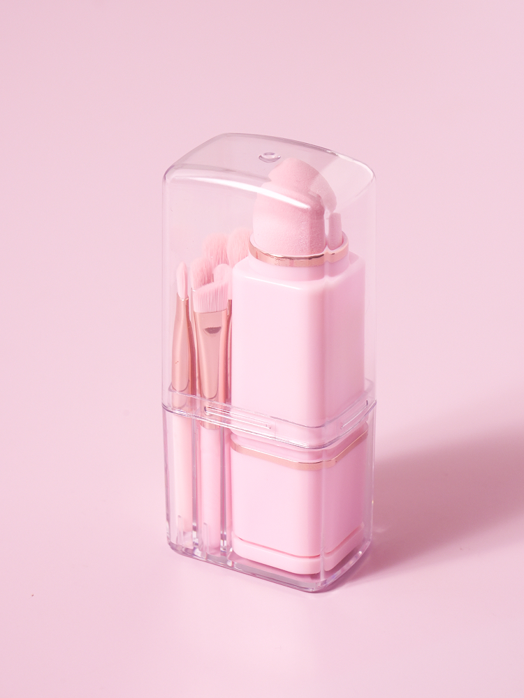 Lovely makeup brush & puff 8-piece set