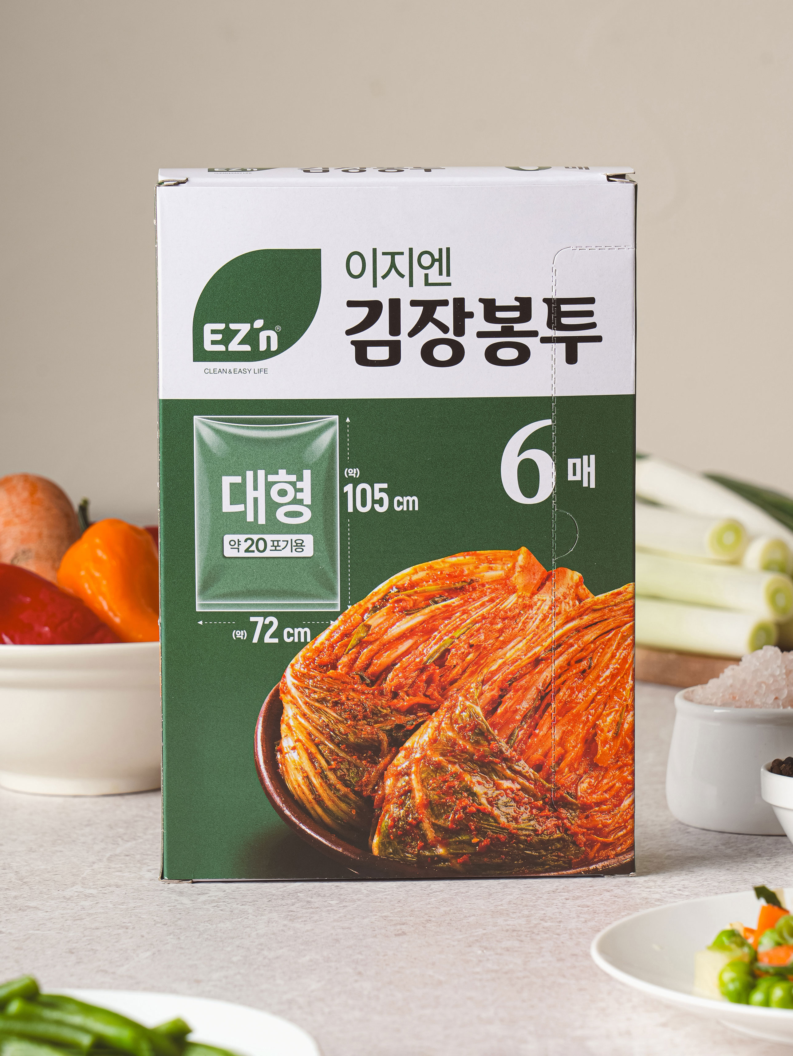 EZN kimchi bags, large size (6 pieces)