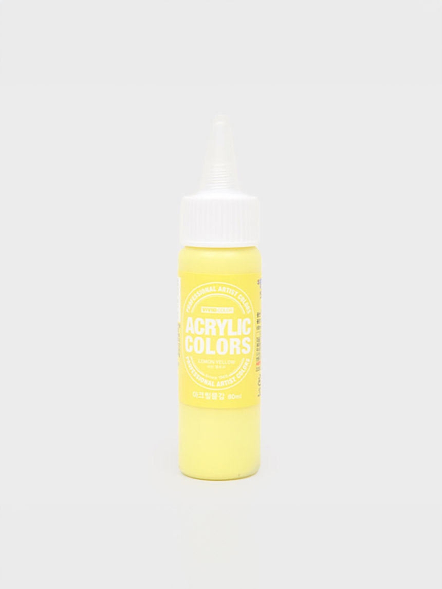Paper Nara Vivid Color Acrylic Paint 60ml Lemon Yellow