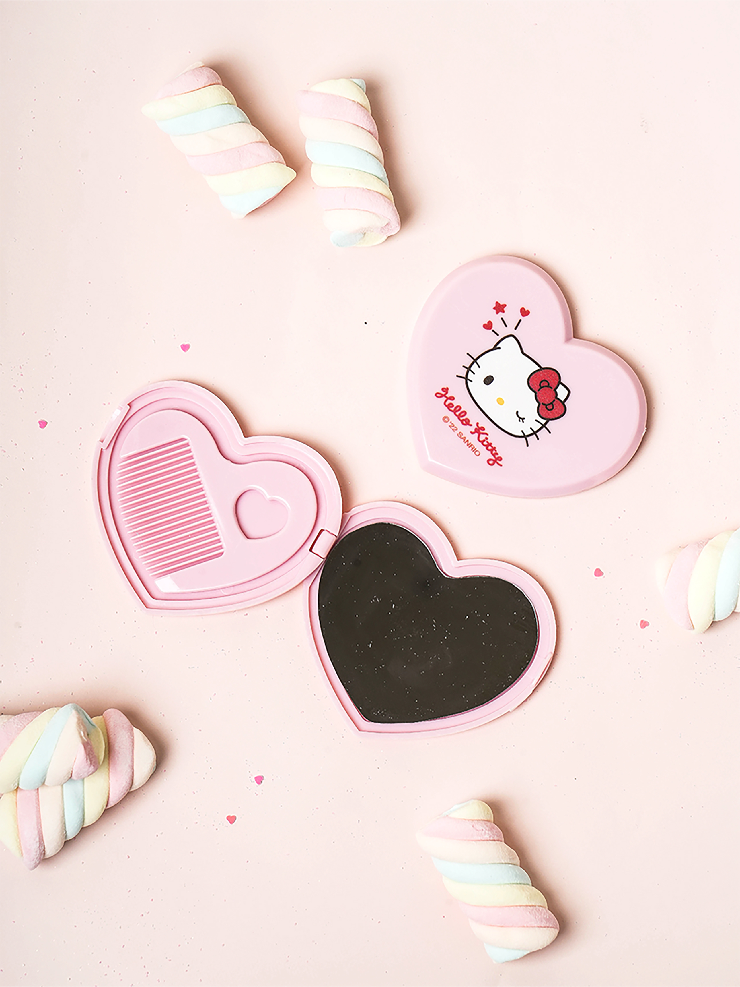 Hello Kitty Comb Mirror Set