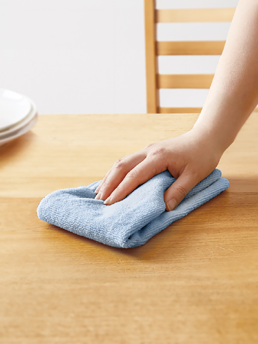 3 microfiber colored dishcloths