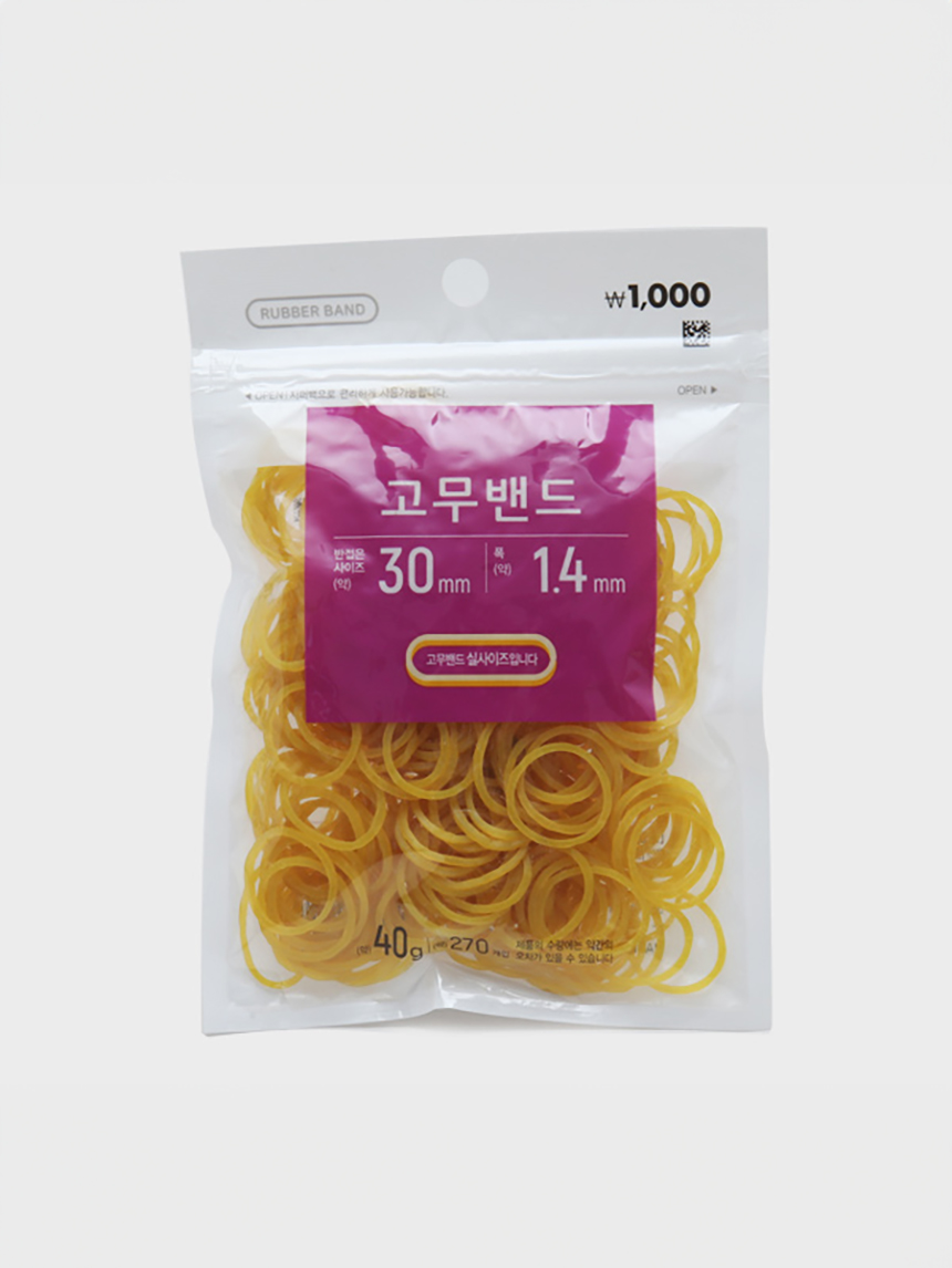 Rubber bands 30