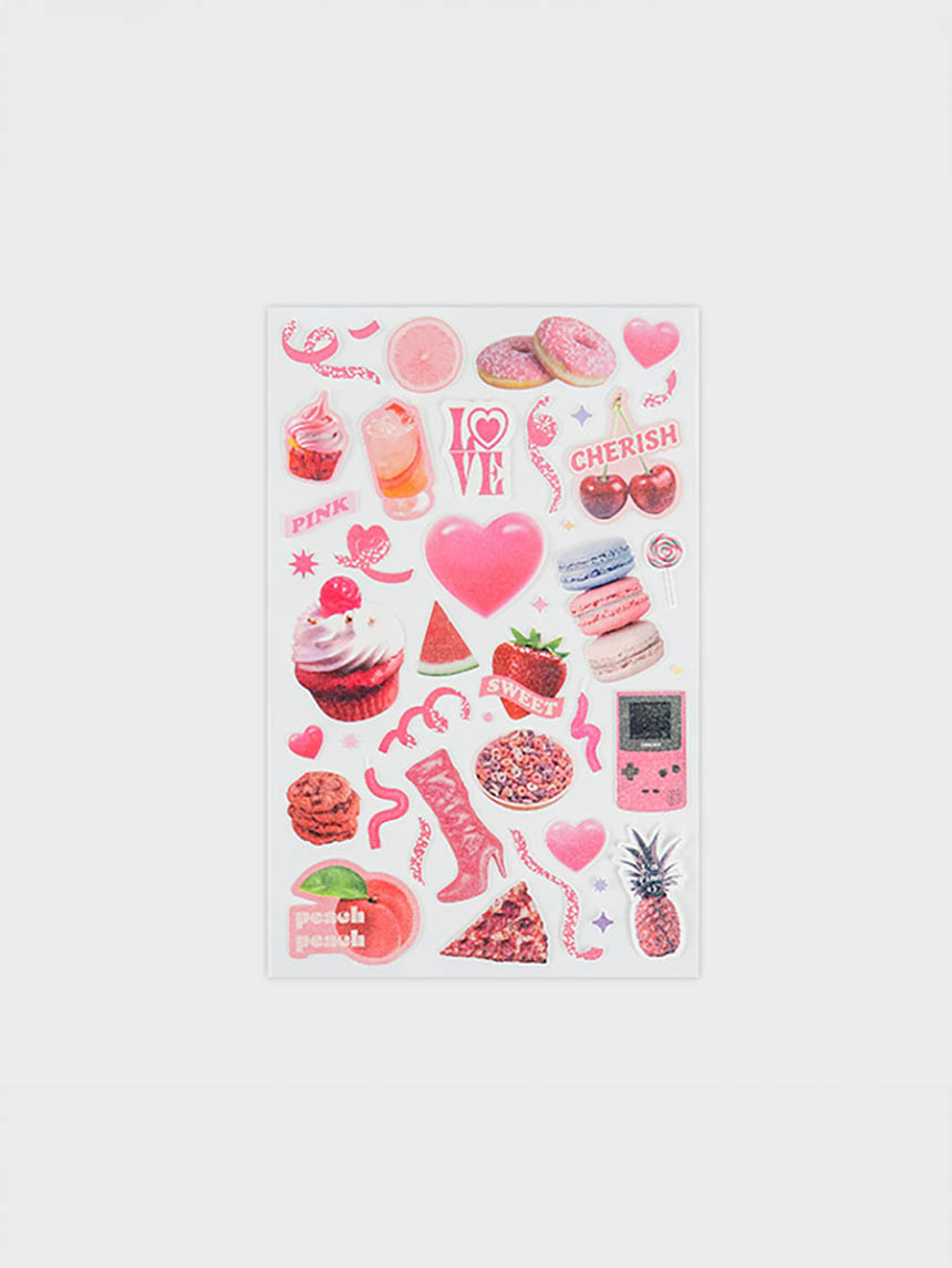 4 object deco stickers