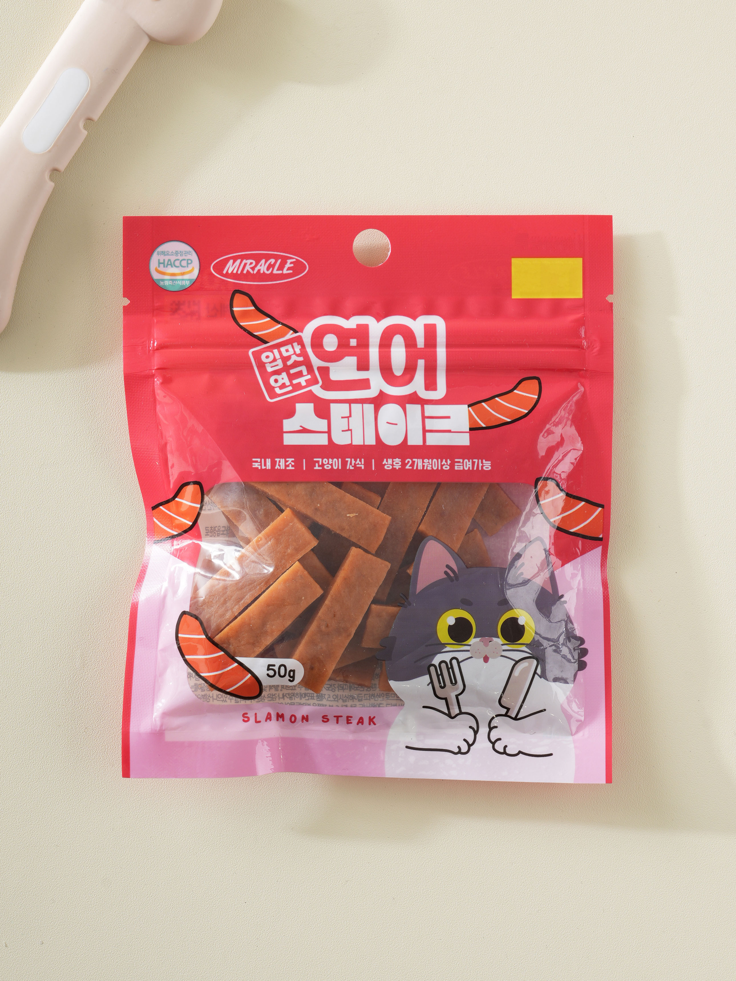 [펫] 고양이용 미라클 스테이크 50 g 연어