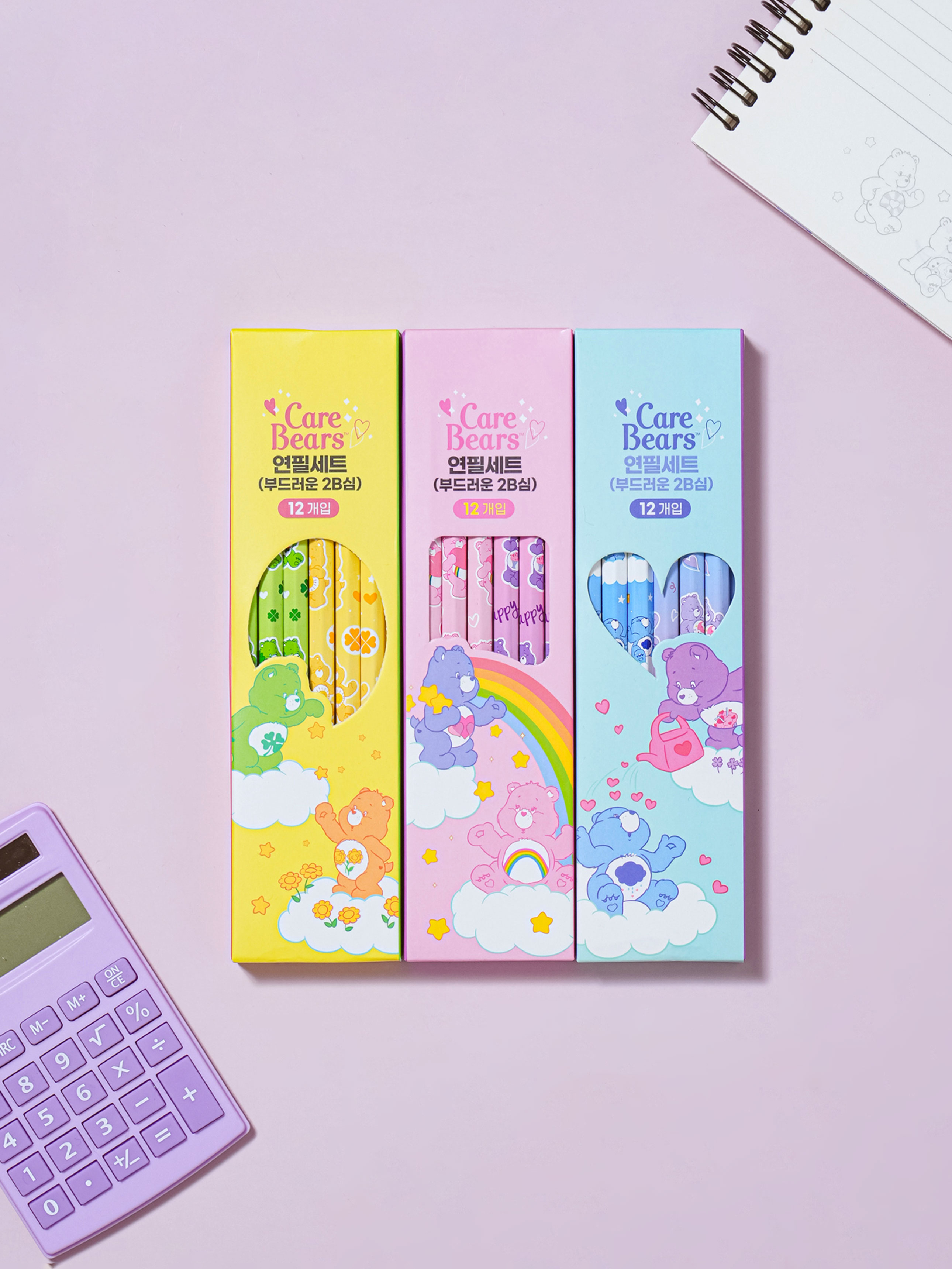 Care Bear Pencil Set 2B 36 pieces