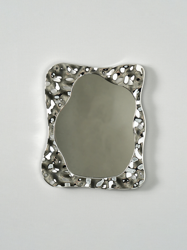 Chic Square Bold Frame Stand Mirror
