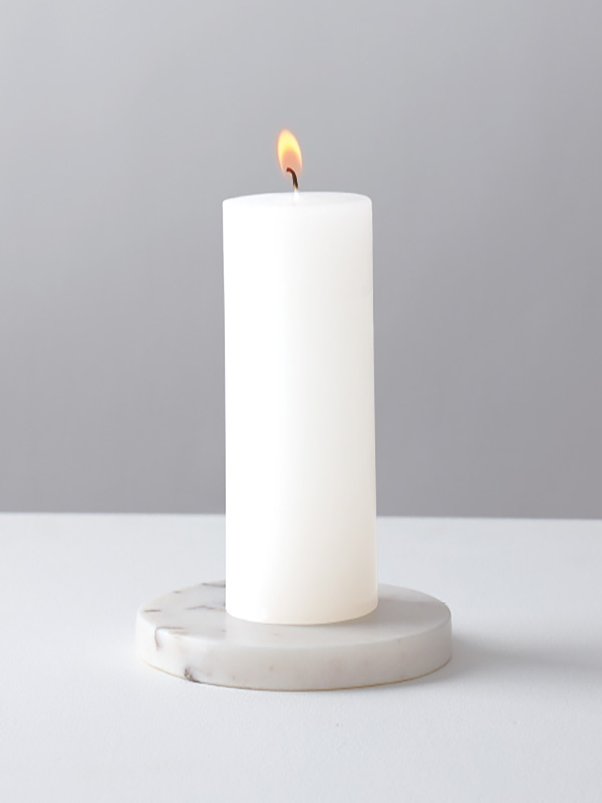 Pillar candle unscented 175 g