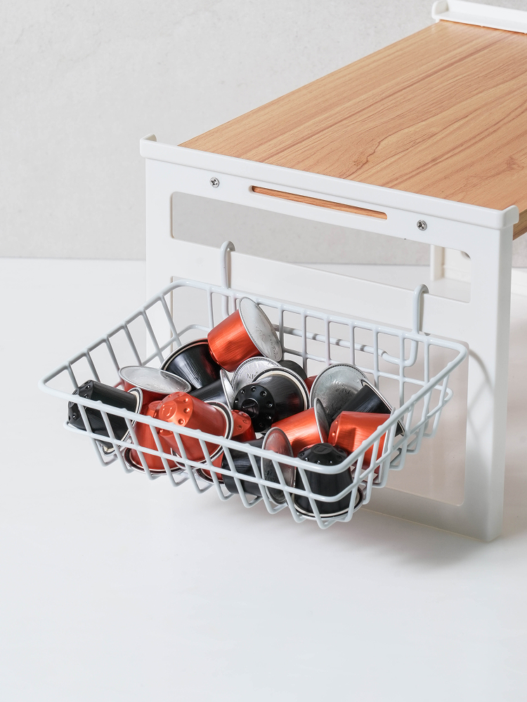 Rectangular Basket for Net Small White