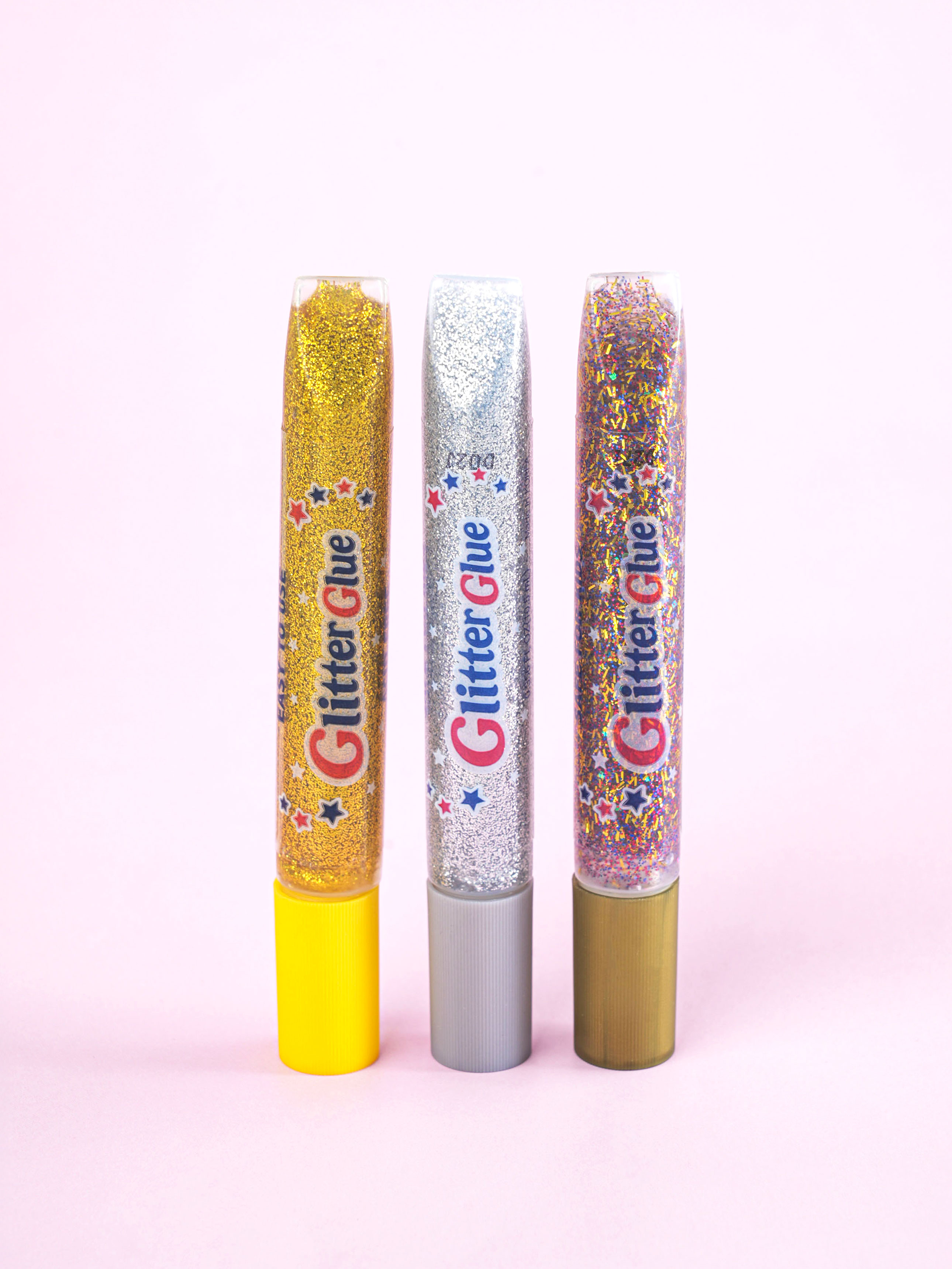 Amos Glitter Glue 3pcs Gold