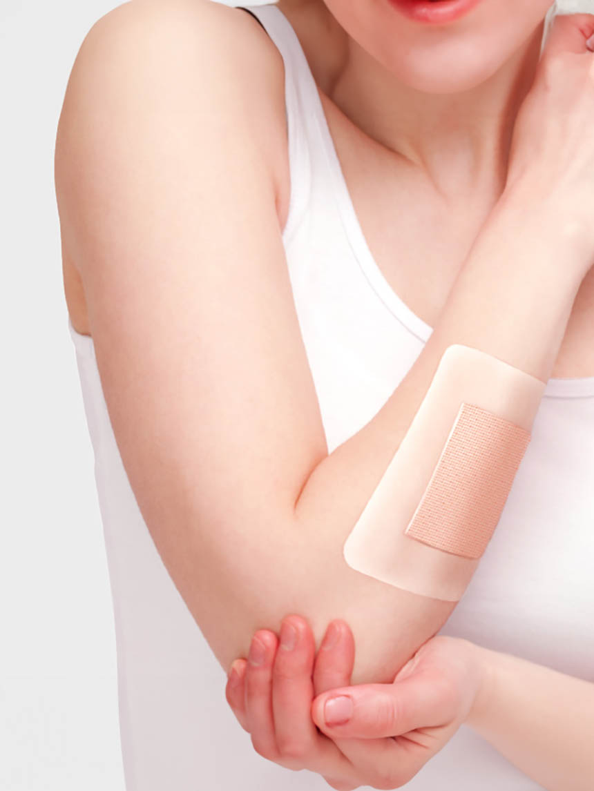 2 waterproof dressing bands (large)