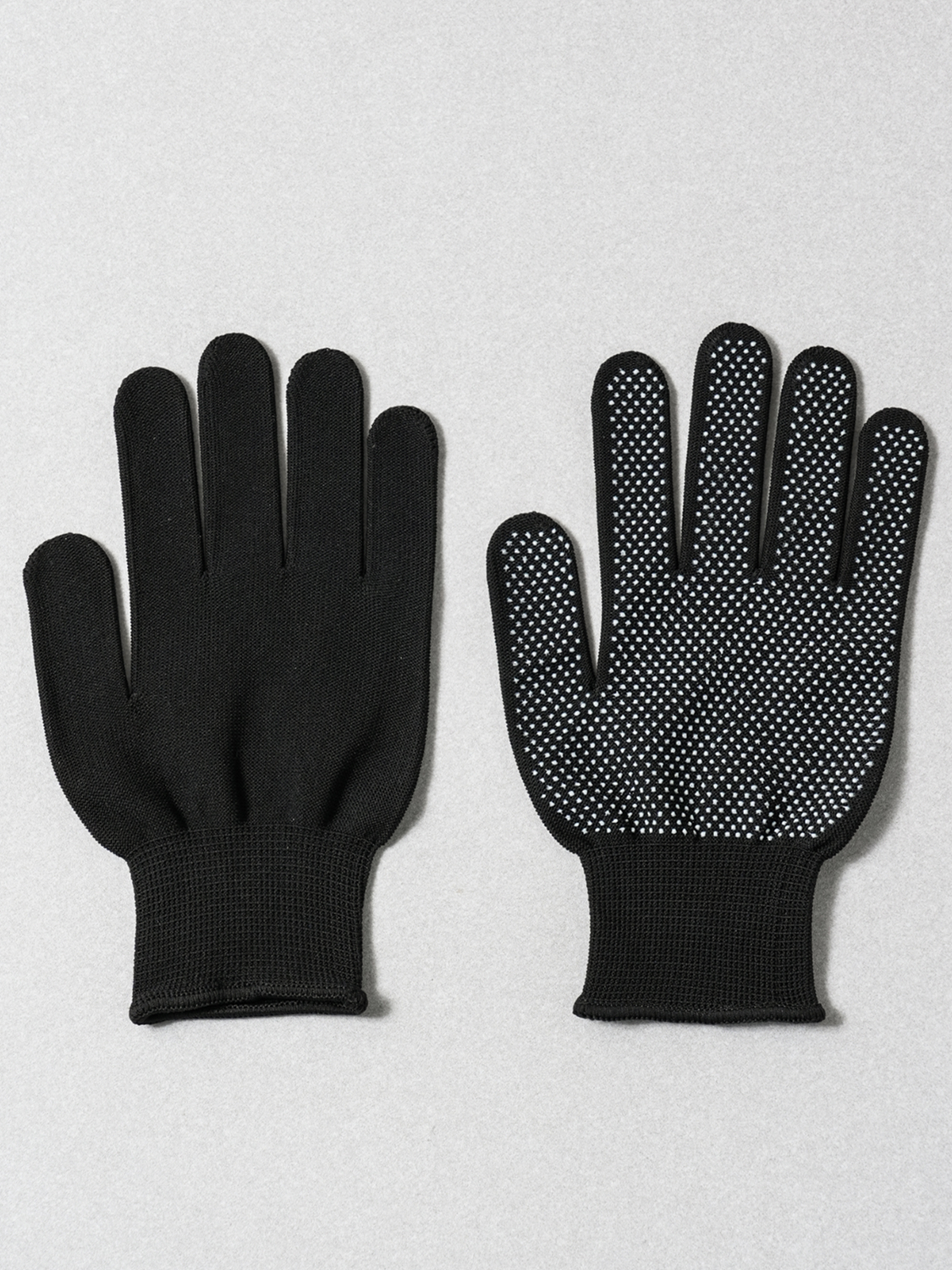 2 pairs of non-slip gloves, black M~L