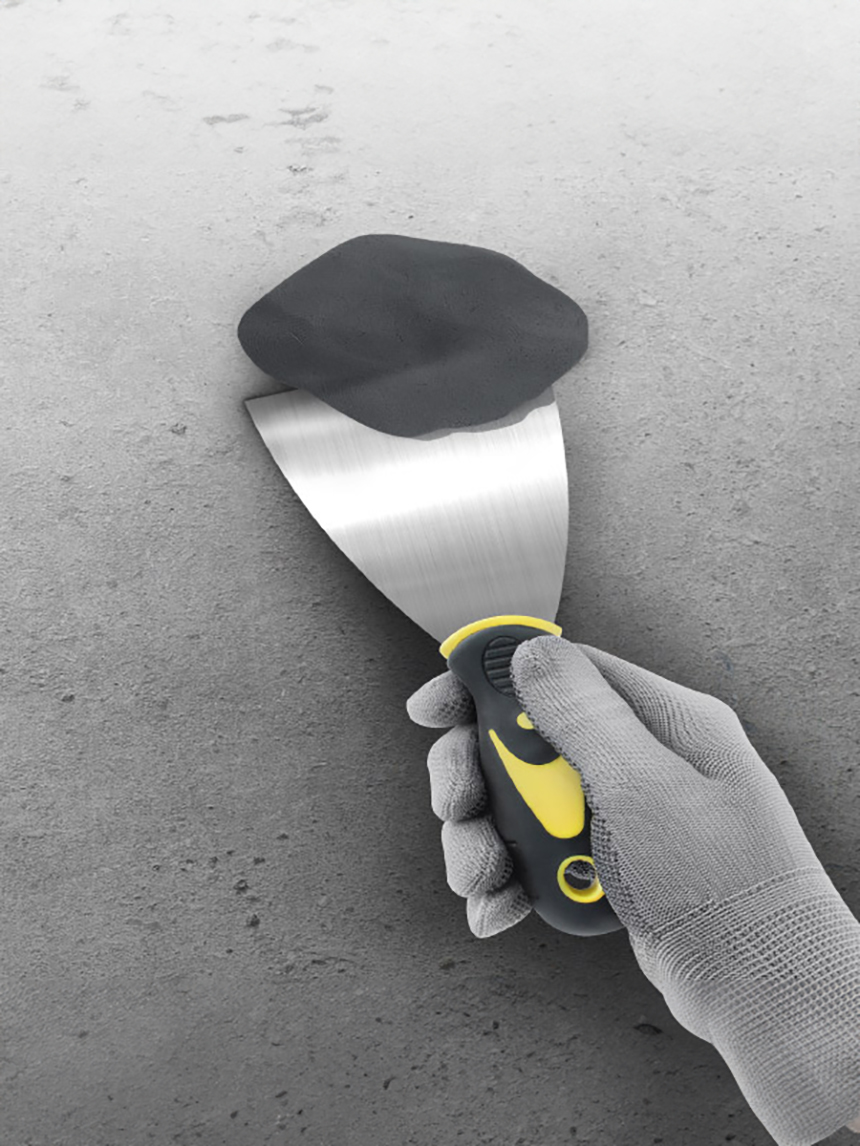Stainless steel grip scraper 7.5 cm