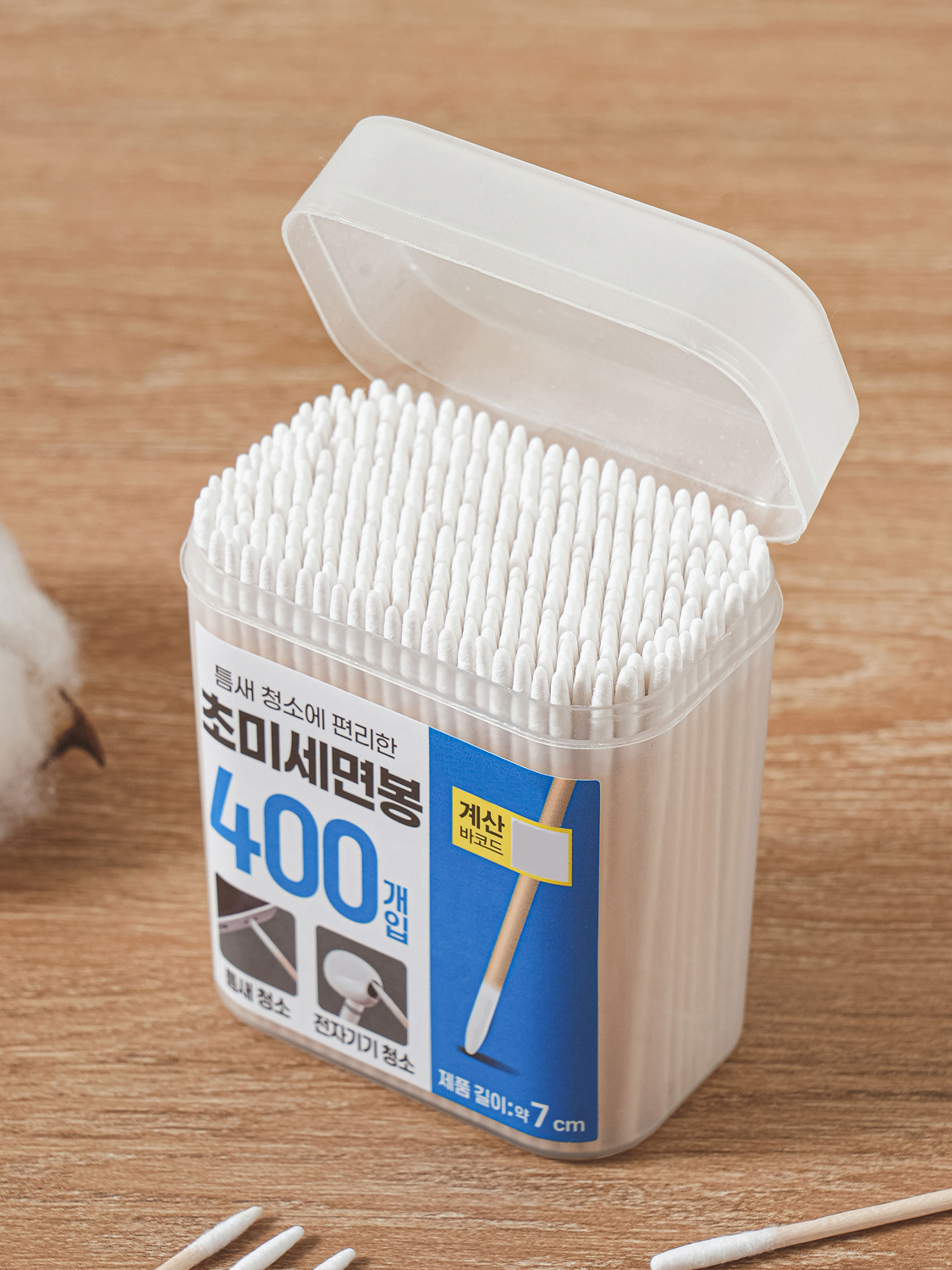 400 pointed wooden swabs
