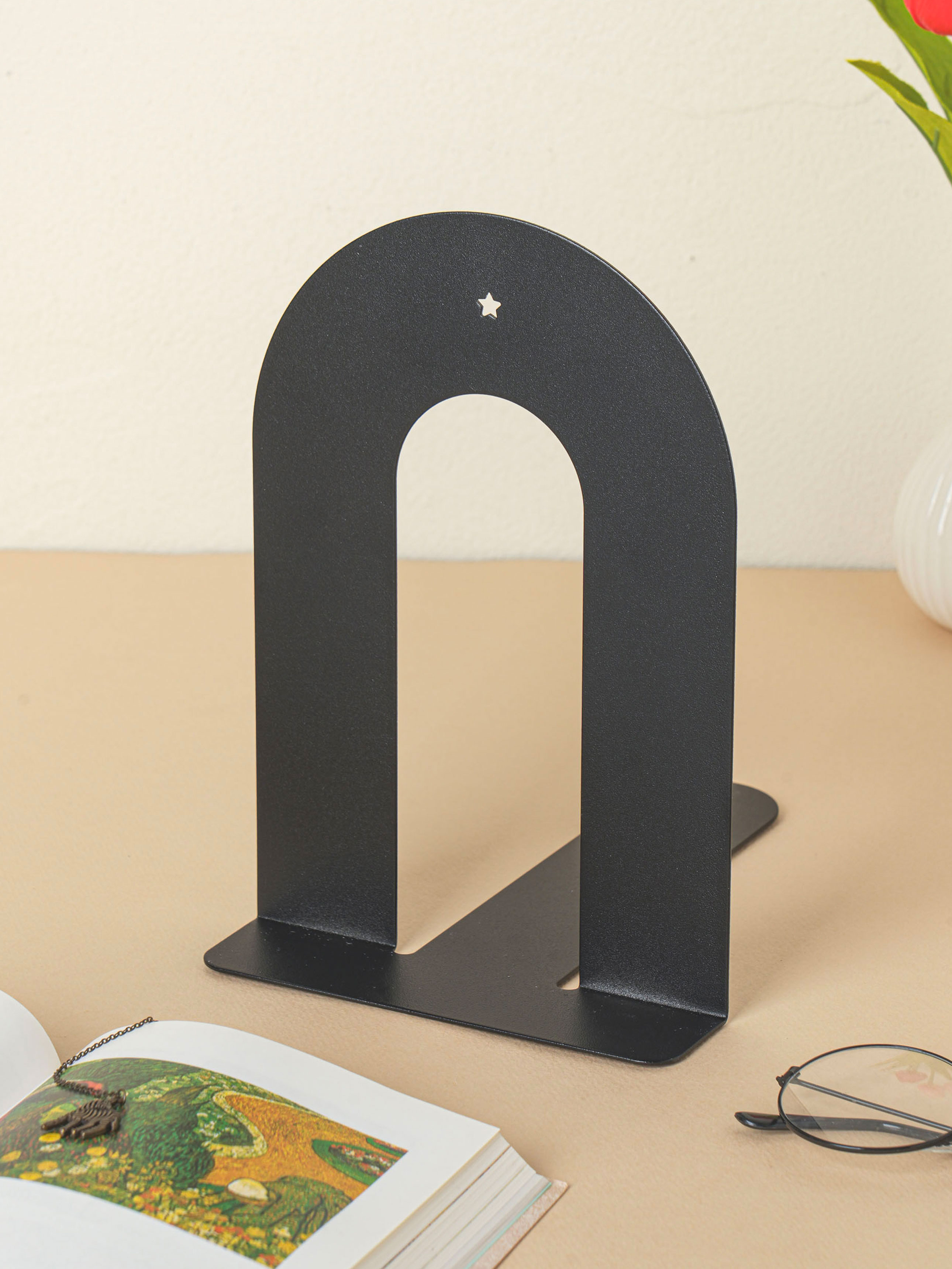 Round Bookstand Large Black