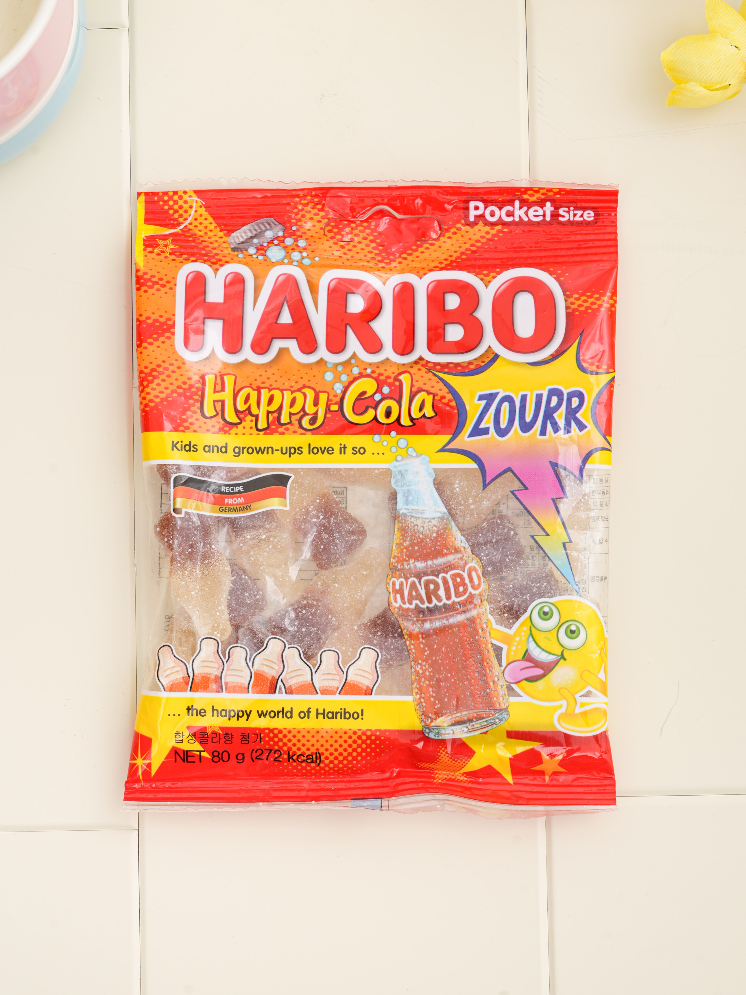 Haribo Happy Cola Flavored Sour 80g