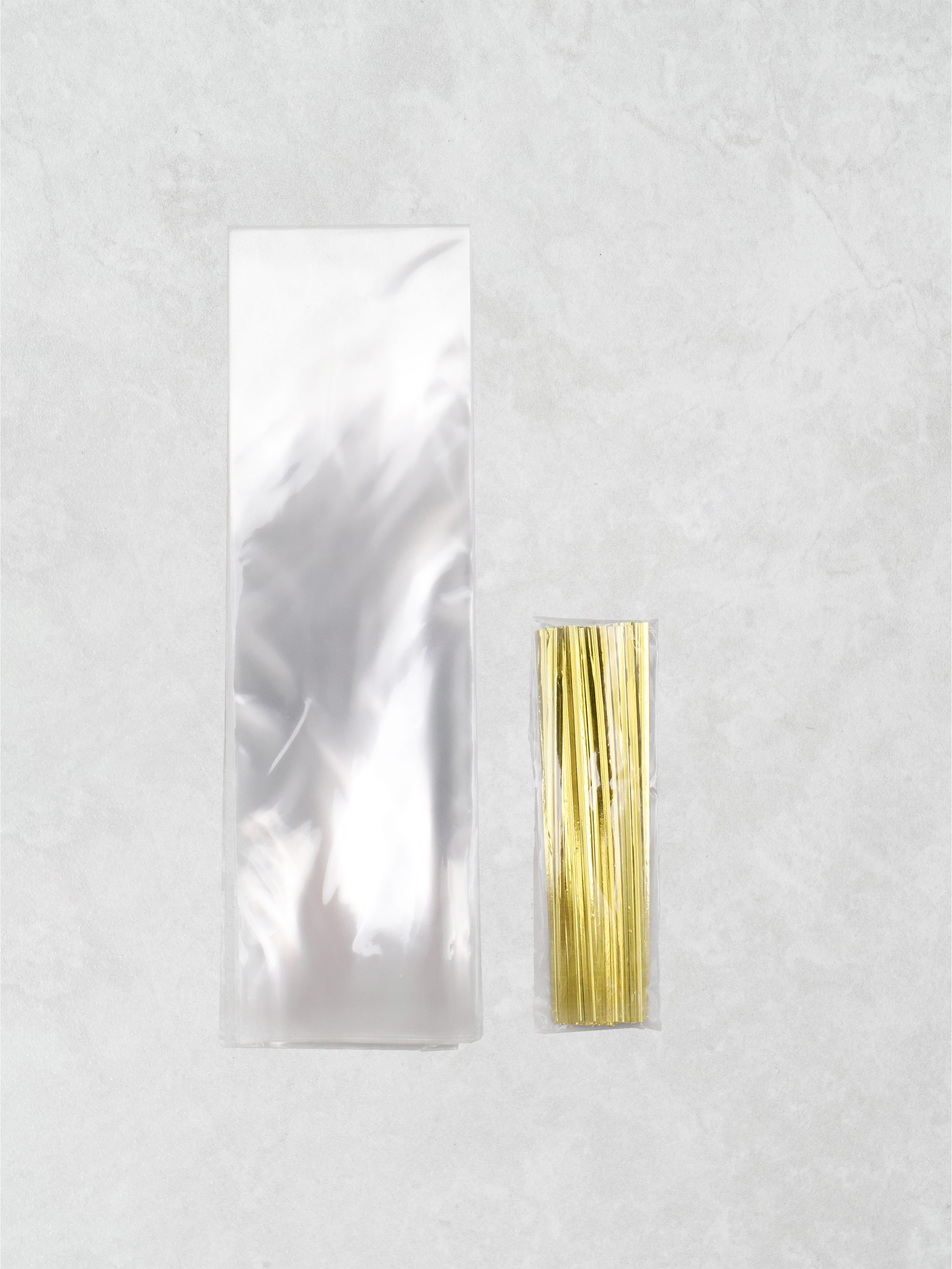 35 non-adhesive gift bags 6X20cm