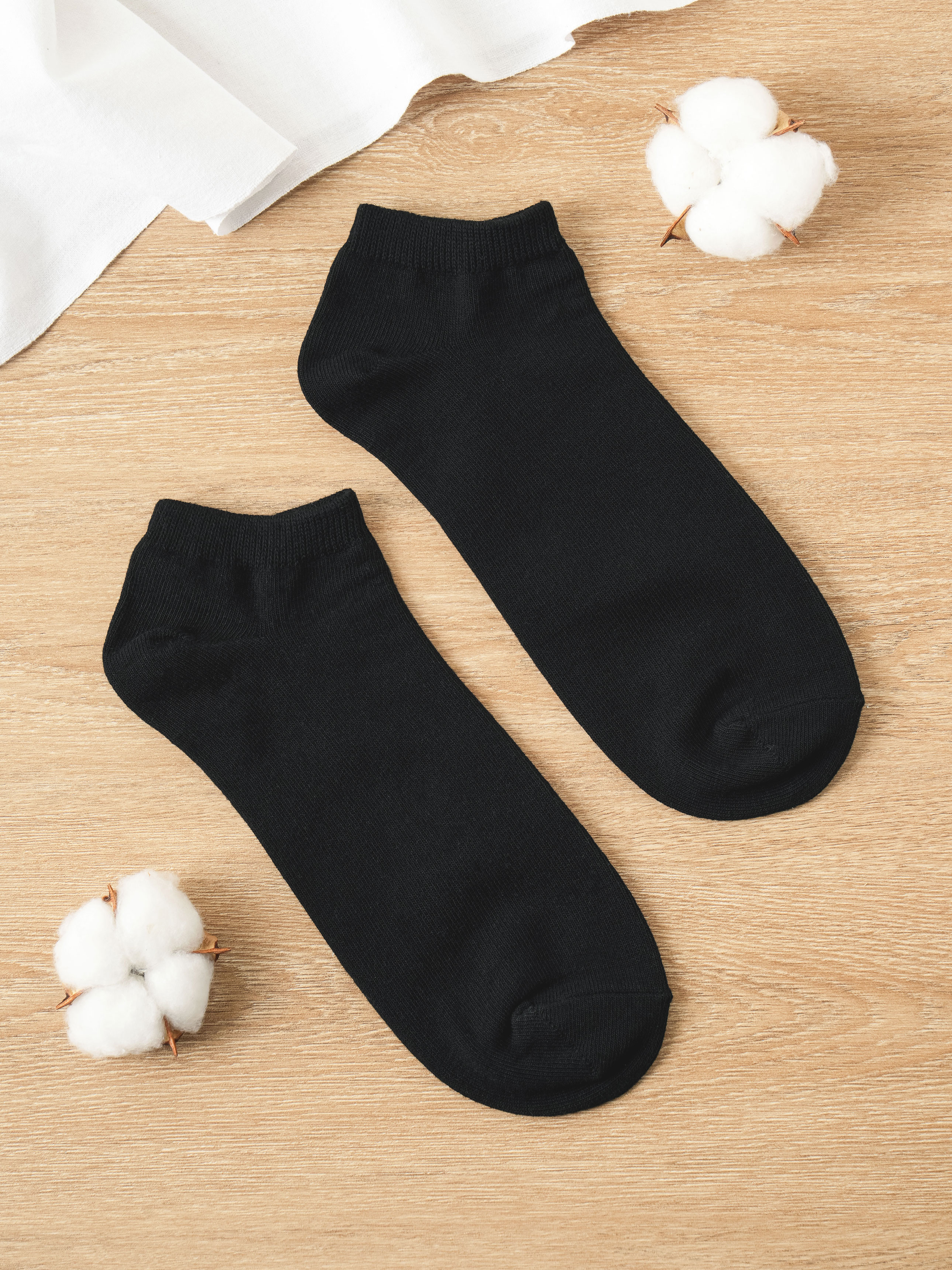 Kikiya Socks Men's Basic Single Socks Black
