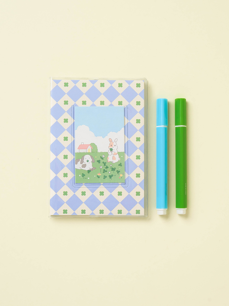 Transparent cover pocket notebook A6 48 sheets