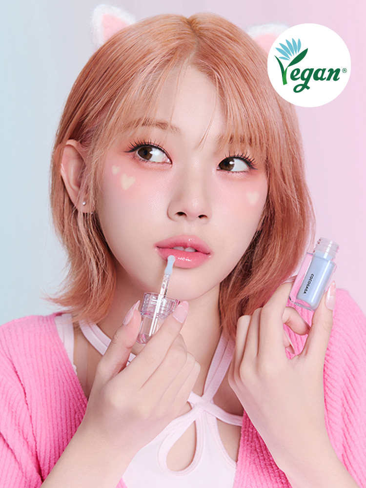 [Eunice Kotoko PICK] Lovely Cat Mood Change Lip Topper (01 Baby Blue) (Coco Gaga by Forencos)