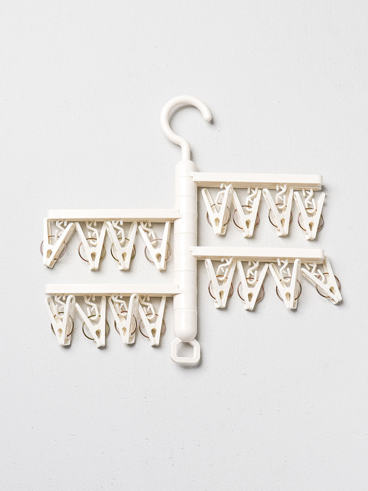 16 rotating clothespin drying racks