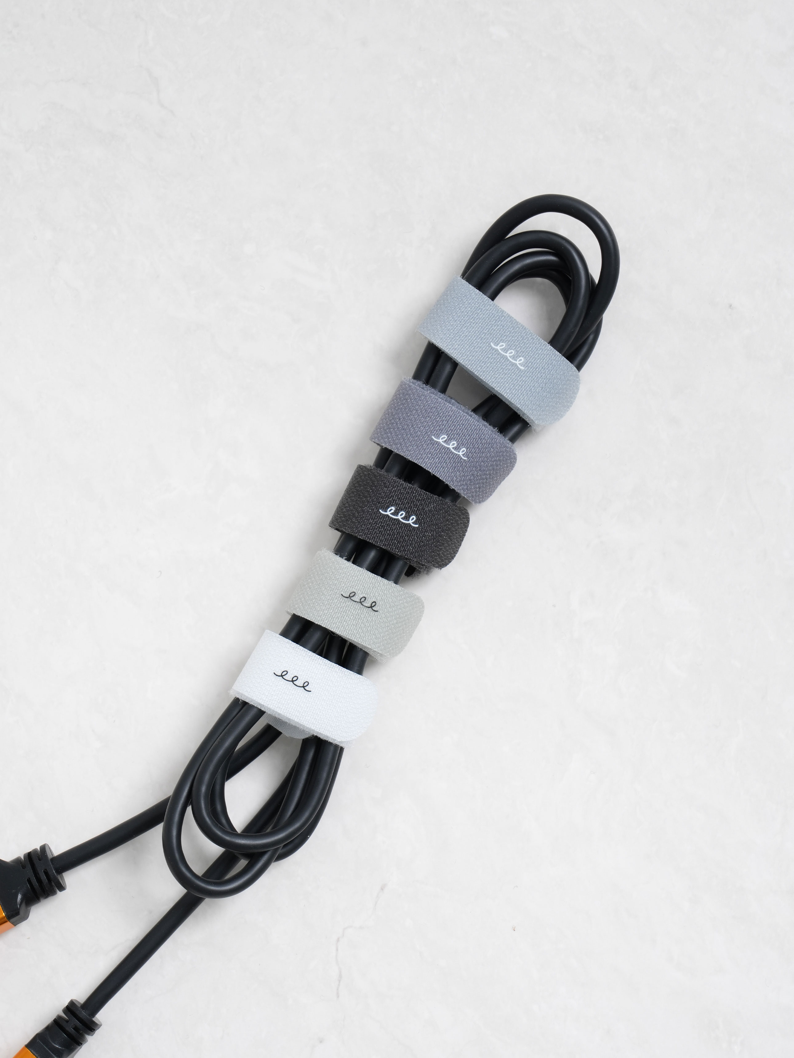 5 medium size wire organizing tapes