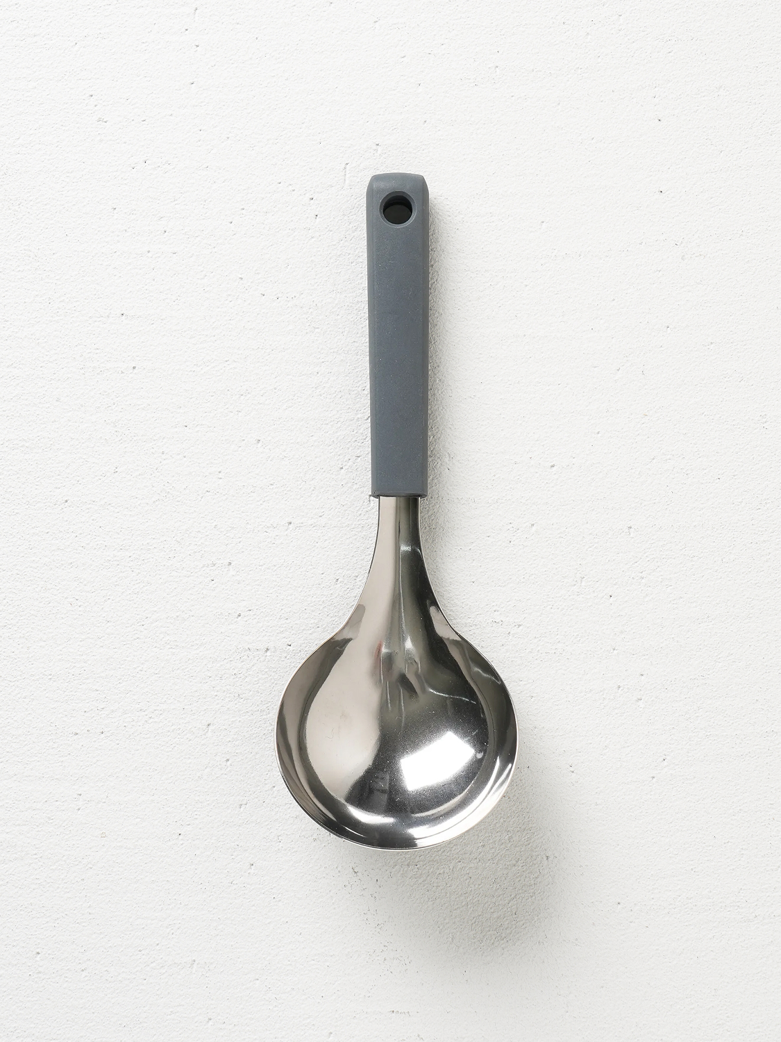 실리콘 손잡이 스텐 304 서빙 국자 21.5 cm