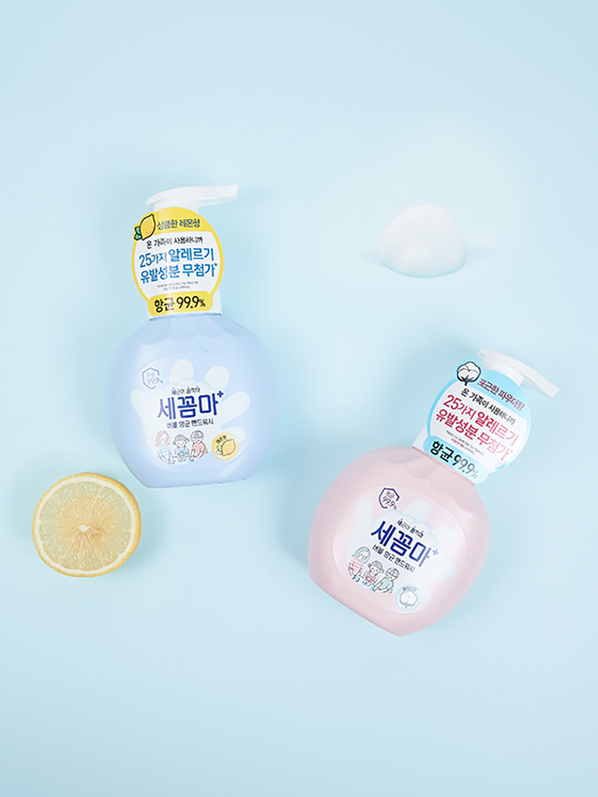 Secomma Bubble Antibacterial Hand Wash 250 ml Lemon Scent