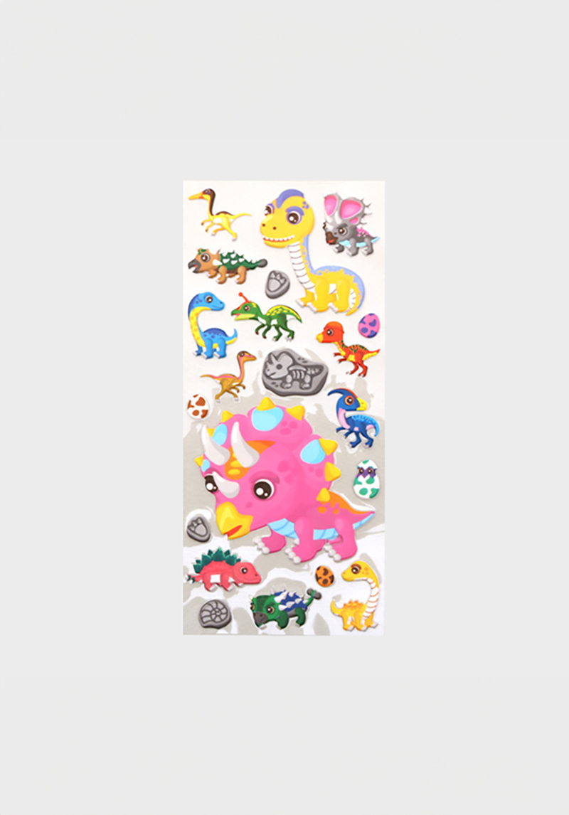 dinosaur casting stickers