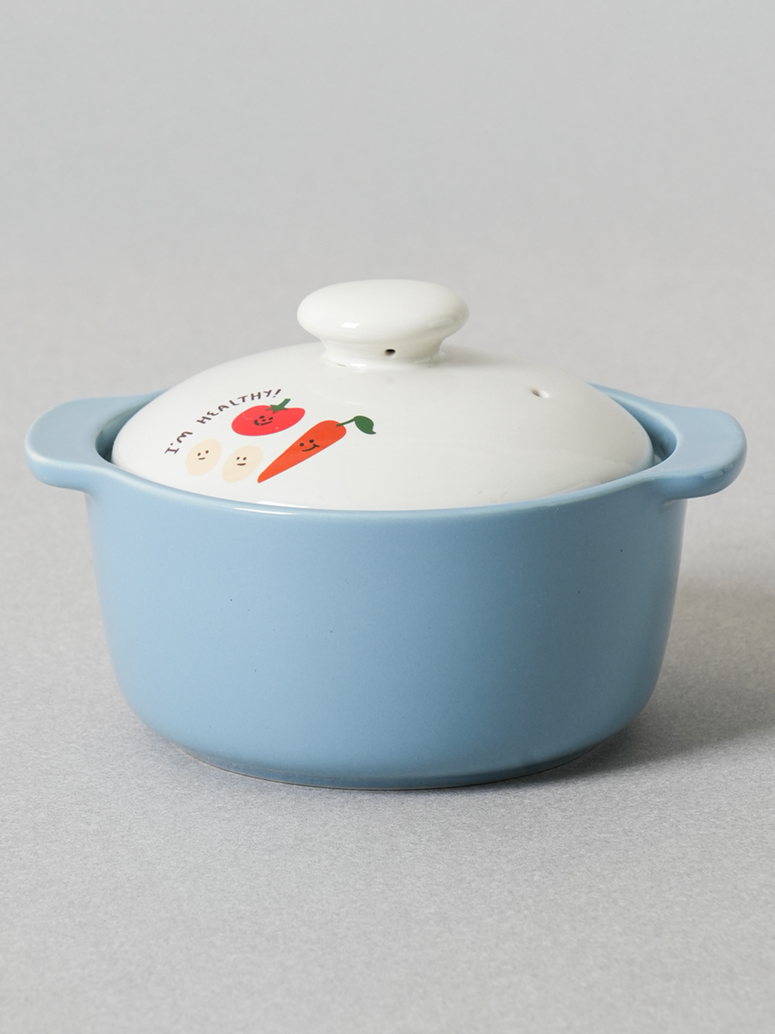 도기 계란 찜기 블루