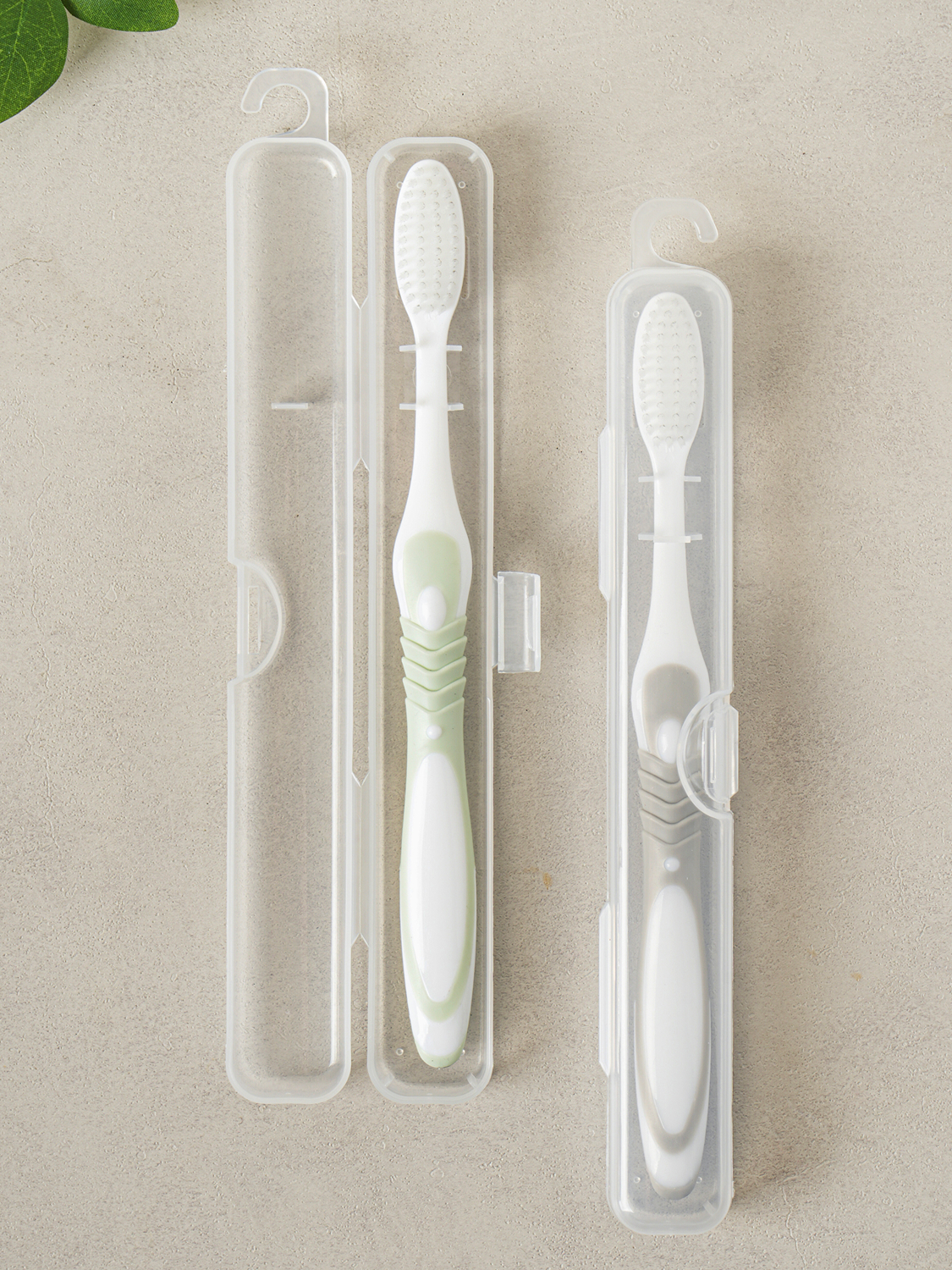 Toothbrush set with case (2 pieces)