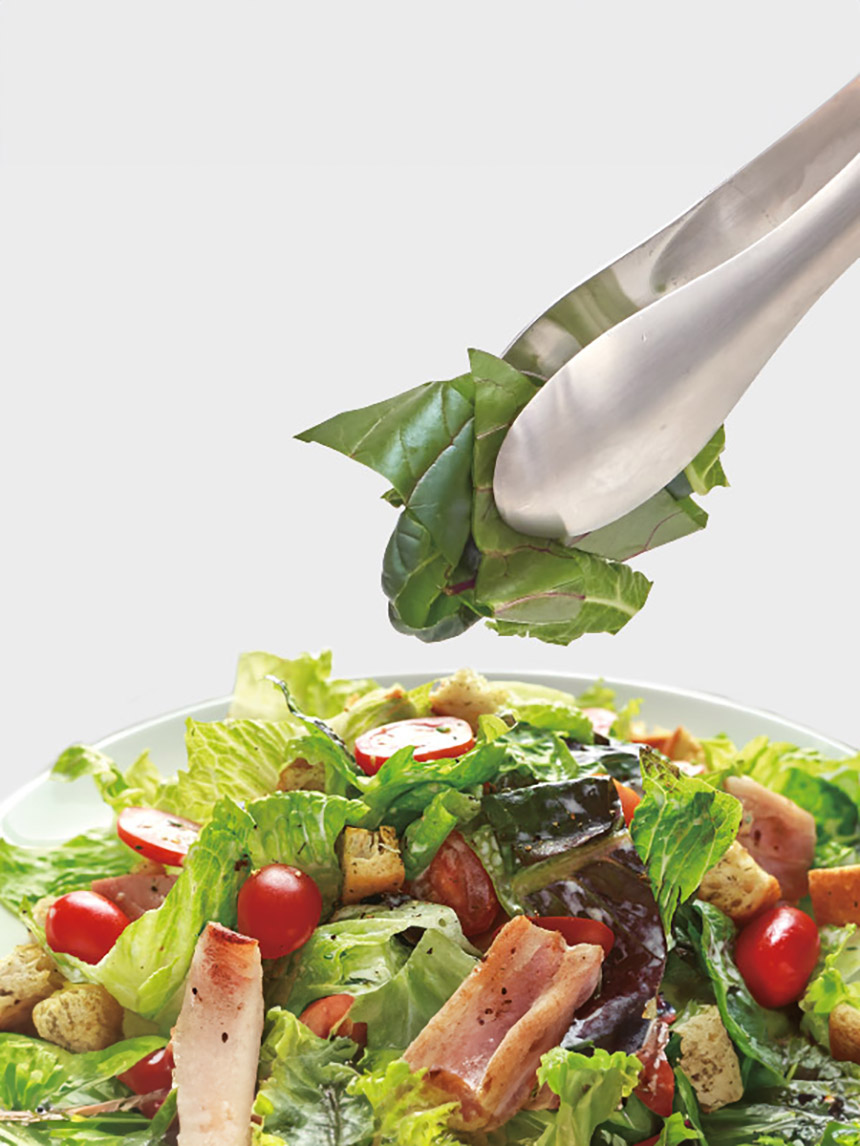 Stainless steel cooking tongs 19.5cm