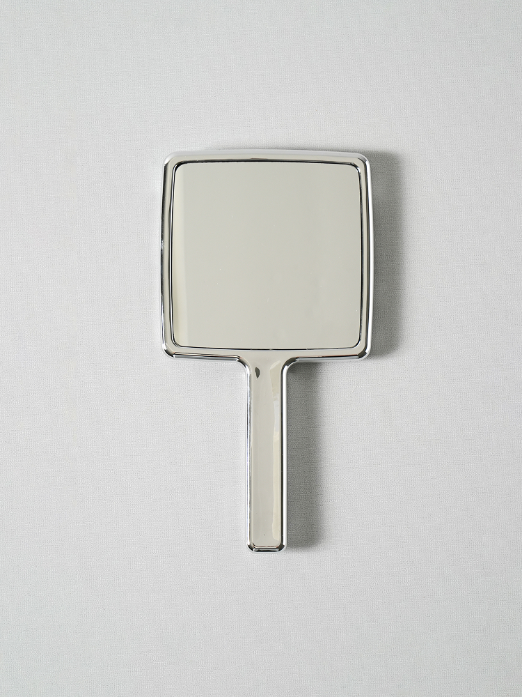 Chic square handle mirror