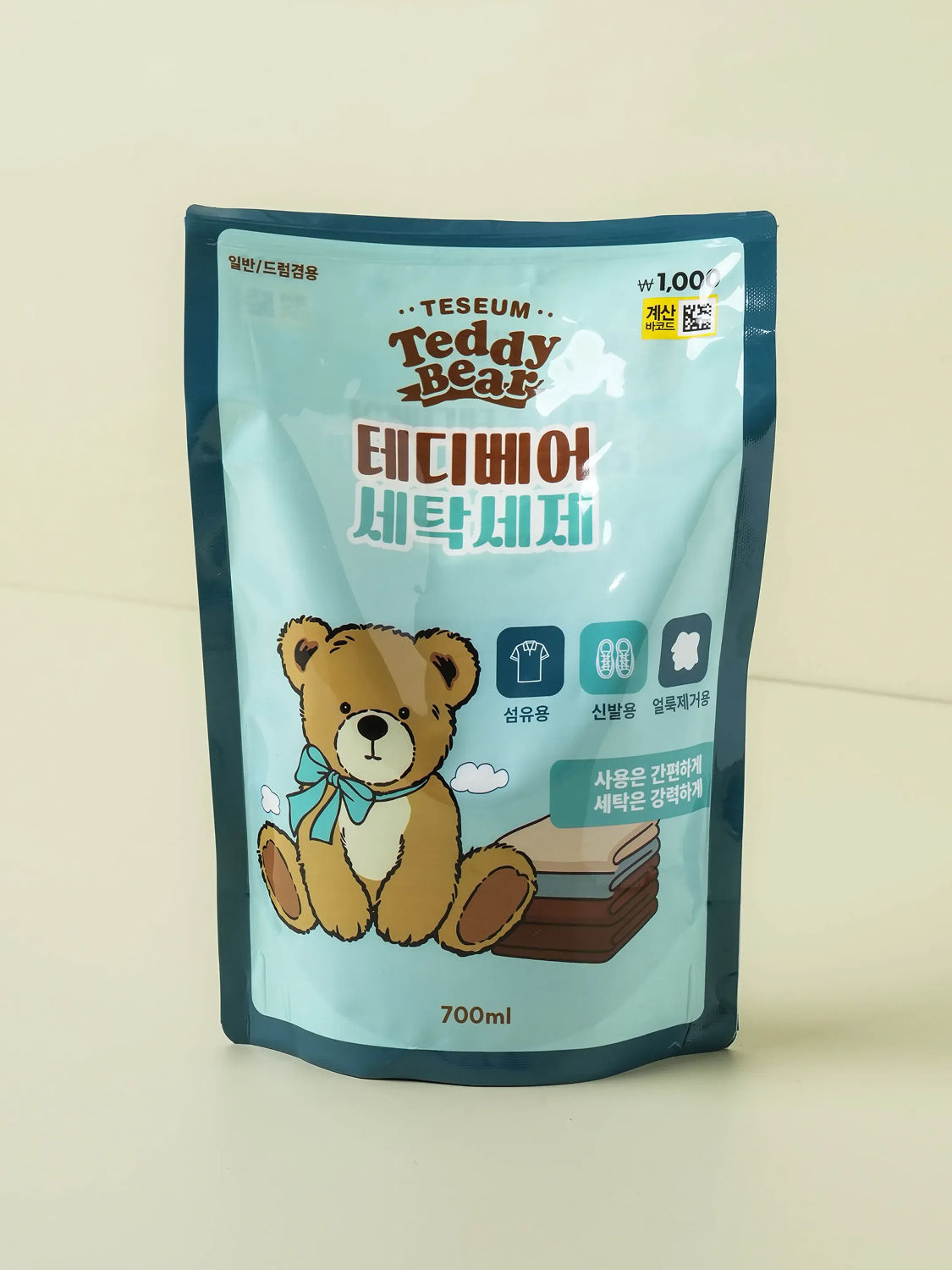 Teddy Bear Laundry Detergent Refill Type 700 ml