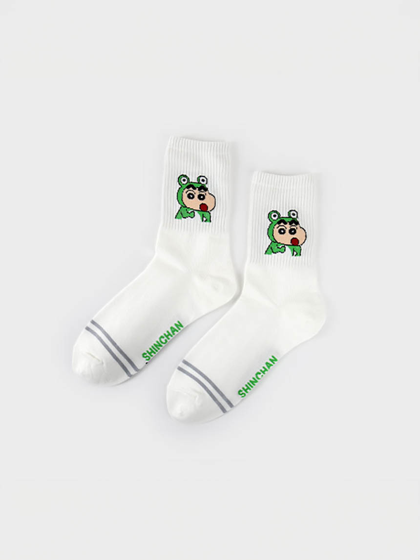 Crayon Shin-chan Women's Ribbed Long Socks