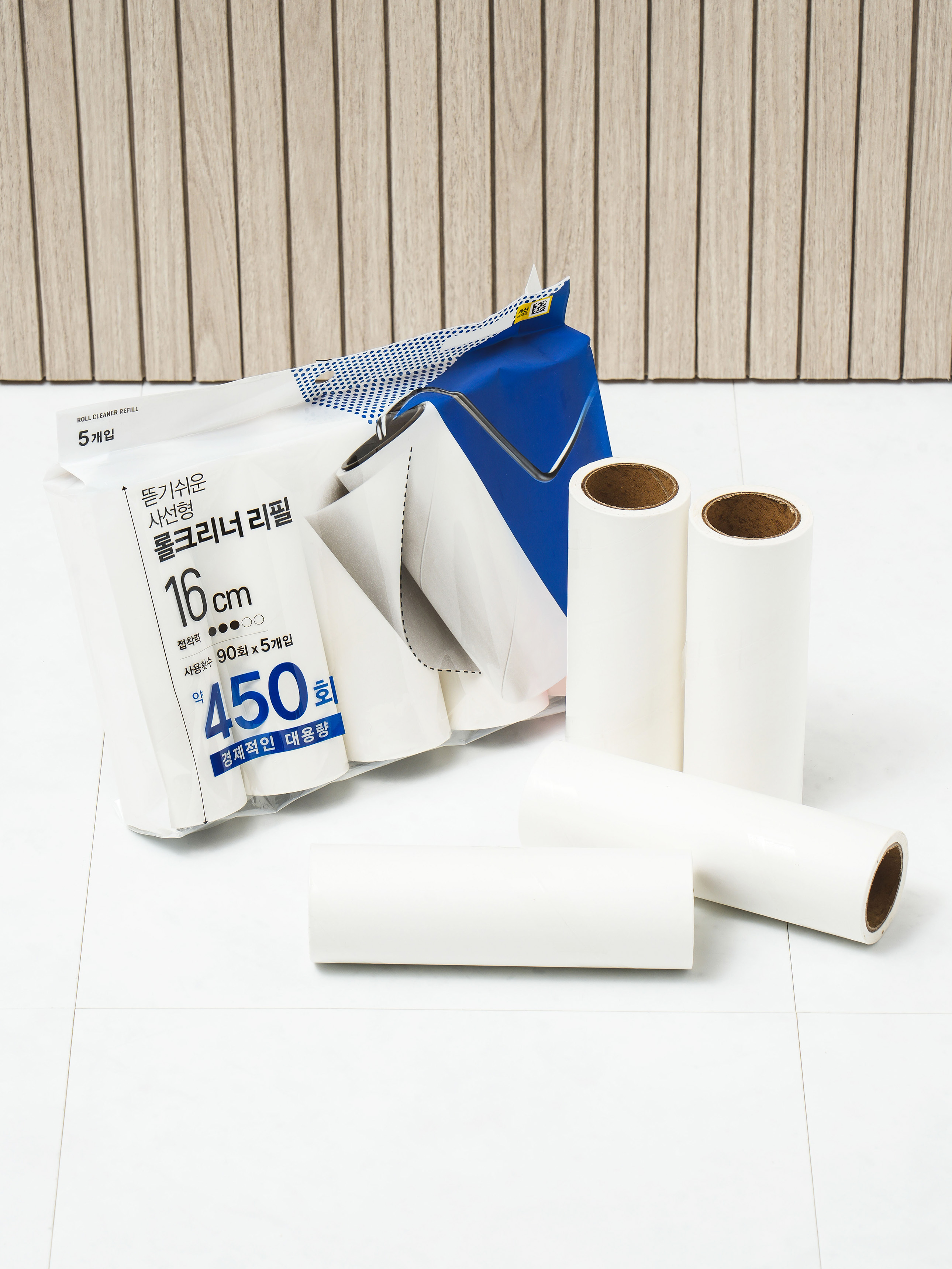 Diagonal roll cleaner refill 16 cm 5 pieces