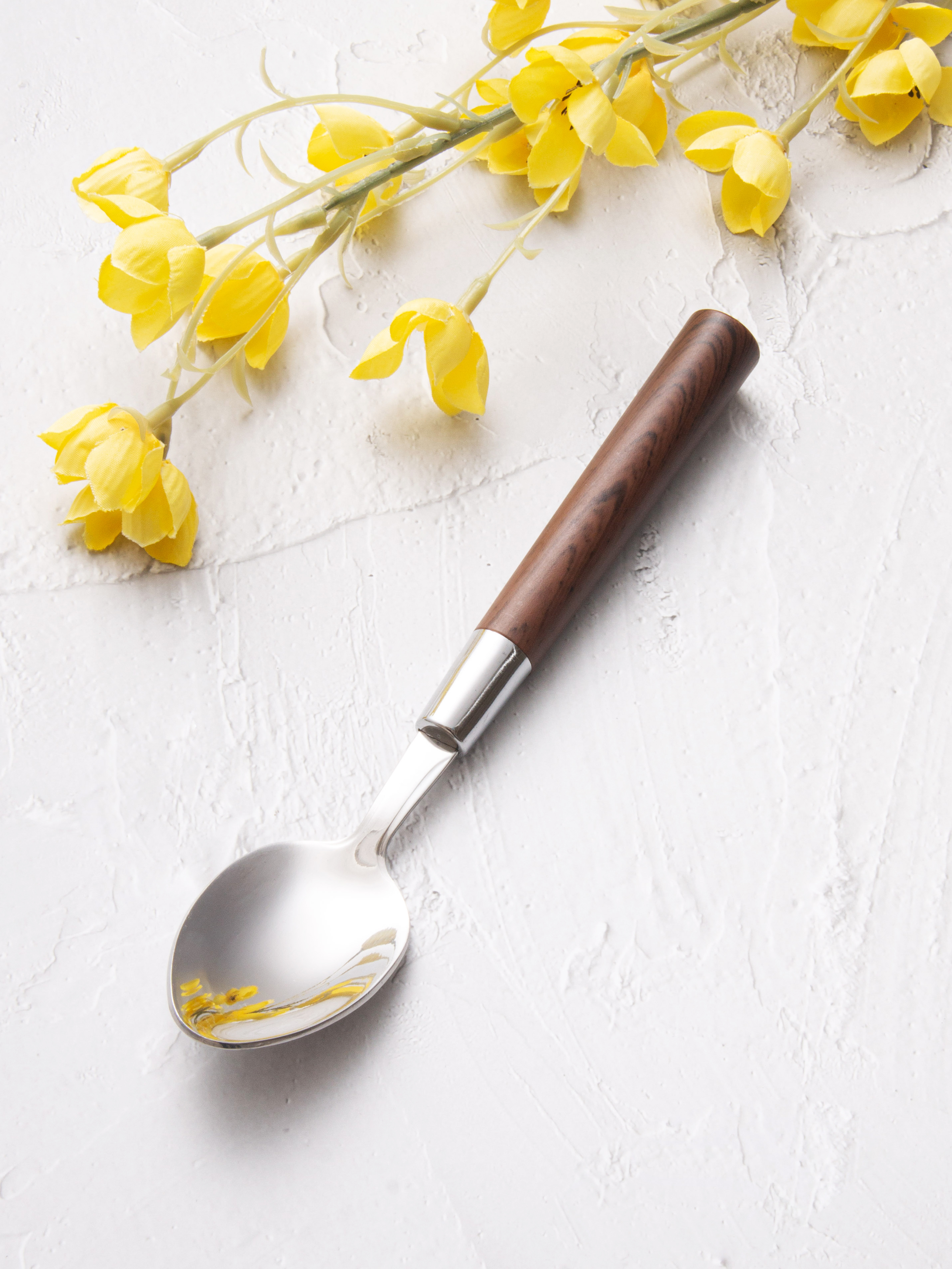 Darkwood pattern dessert (spoon)