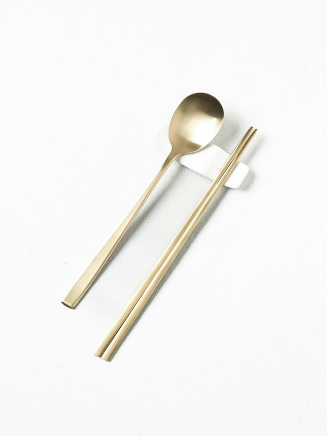 Titanium matte cutlery set