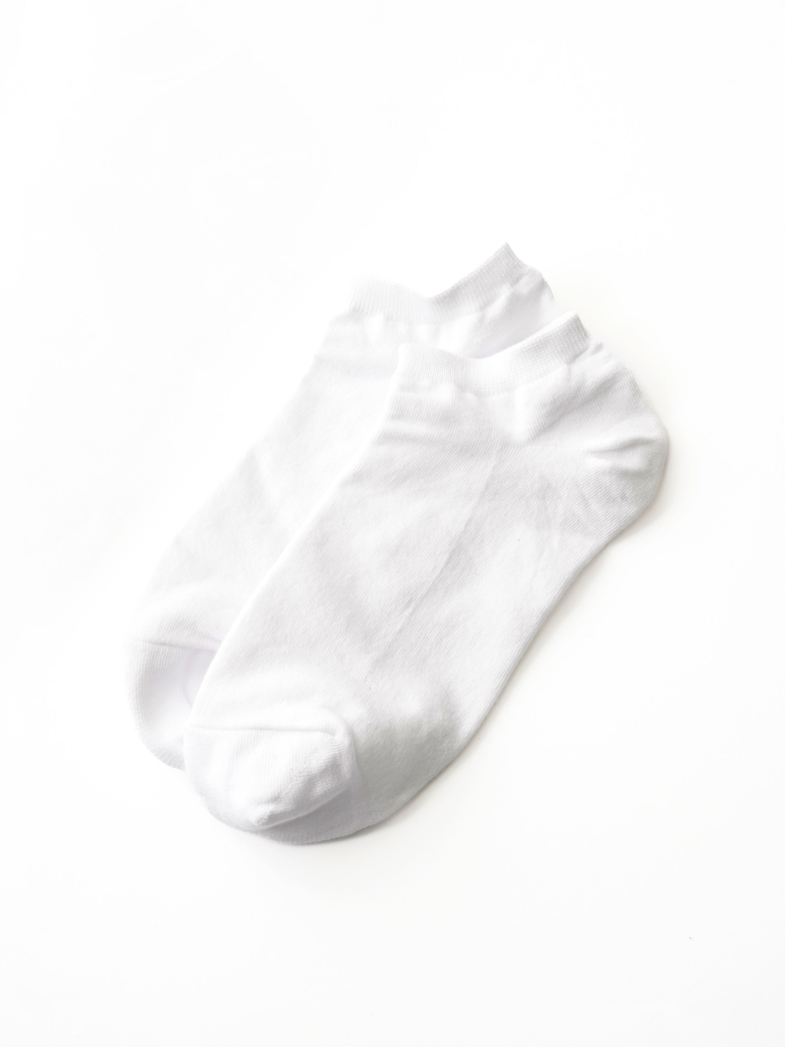 Kikiya Socks Women’s Toe Reinforcement Sneakers White