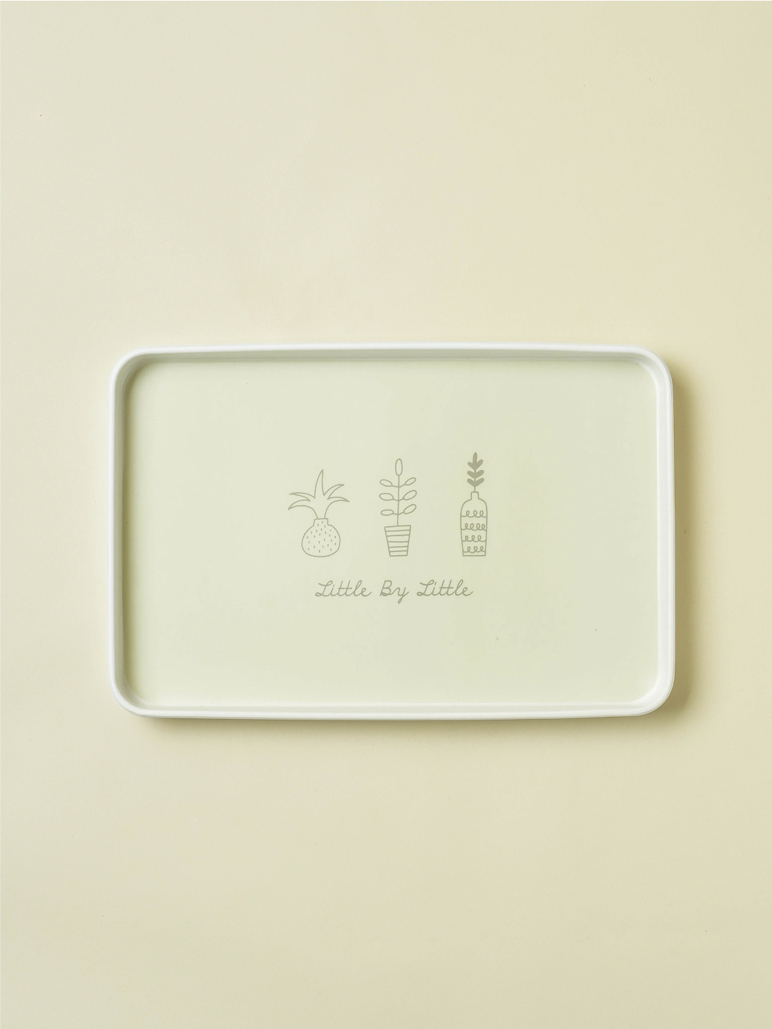 플랜트 사각 쟁반 30 X 19 cm